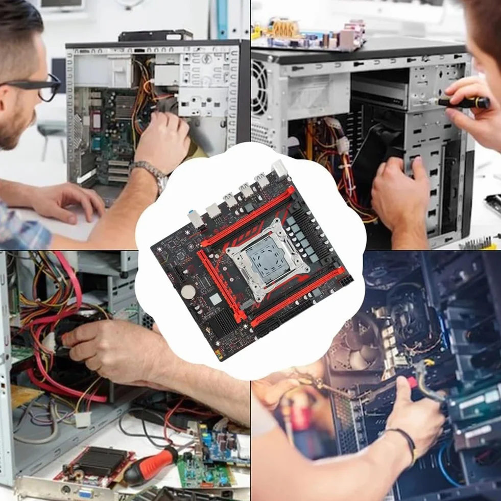 Płyta główna X99 P3 LGA2011 Q57 Chipset X99 DDR3 płyta główna do gier komputerowych Gigabit Ethernet z gniazdami M.2 NVME/NGFF