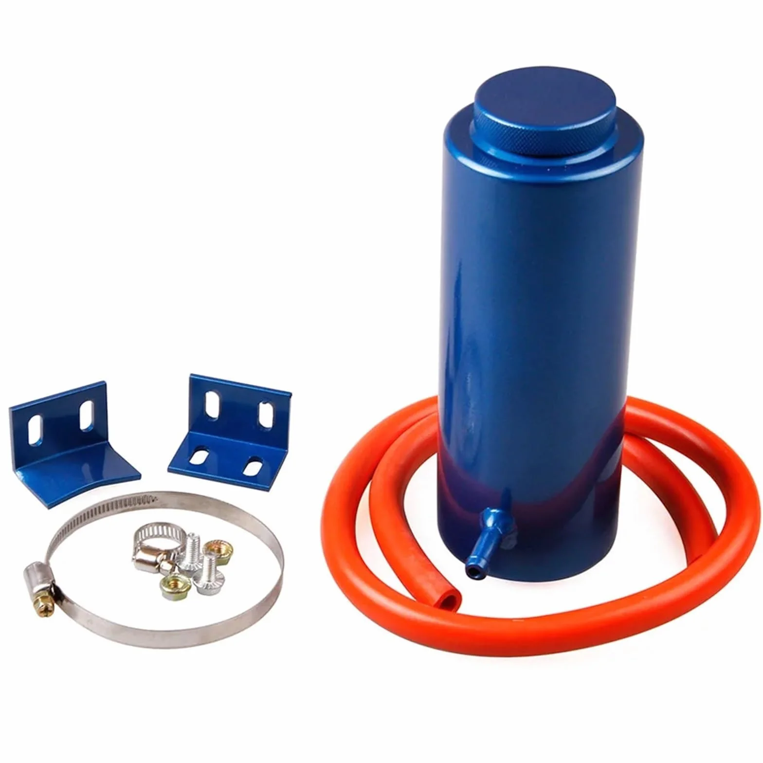 Zestaw Chłodzący Zbiornik Na Płyn Chłodniczy Do Chłodnicy Samochodowej 800 Ml, Wyrównawczy Płynu Chłodzącego, Utelka Zbierania(Blue)
