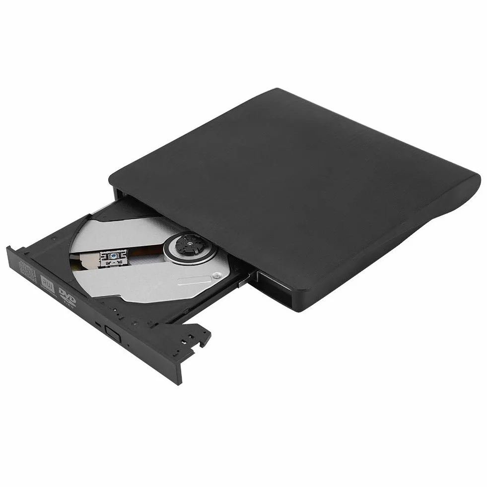 Zewnętrzny Napęd DVD/CD USB3.0, Przenośna Nagrywarka Optyczna DVD, Nagrywarka Napędu DVD USB 3.0 Odtwarzacz DVD dla/ME / 2000 / XP/VISATA / / / MAC OS8.6 itp.