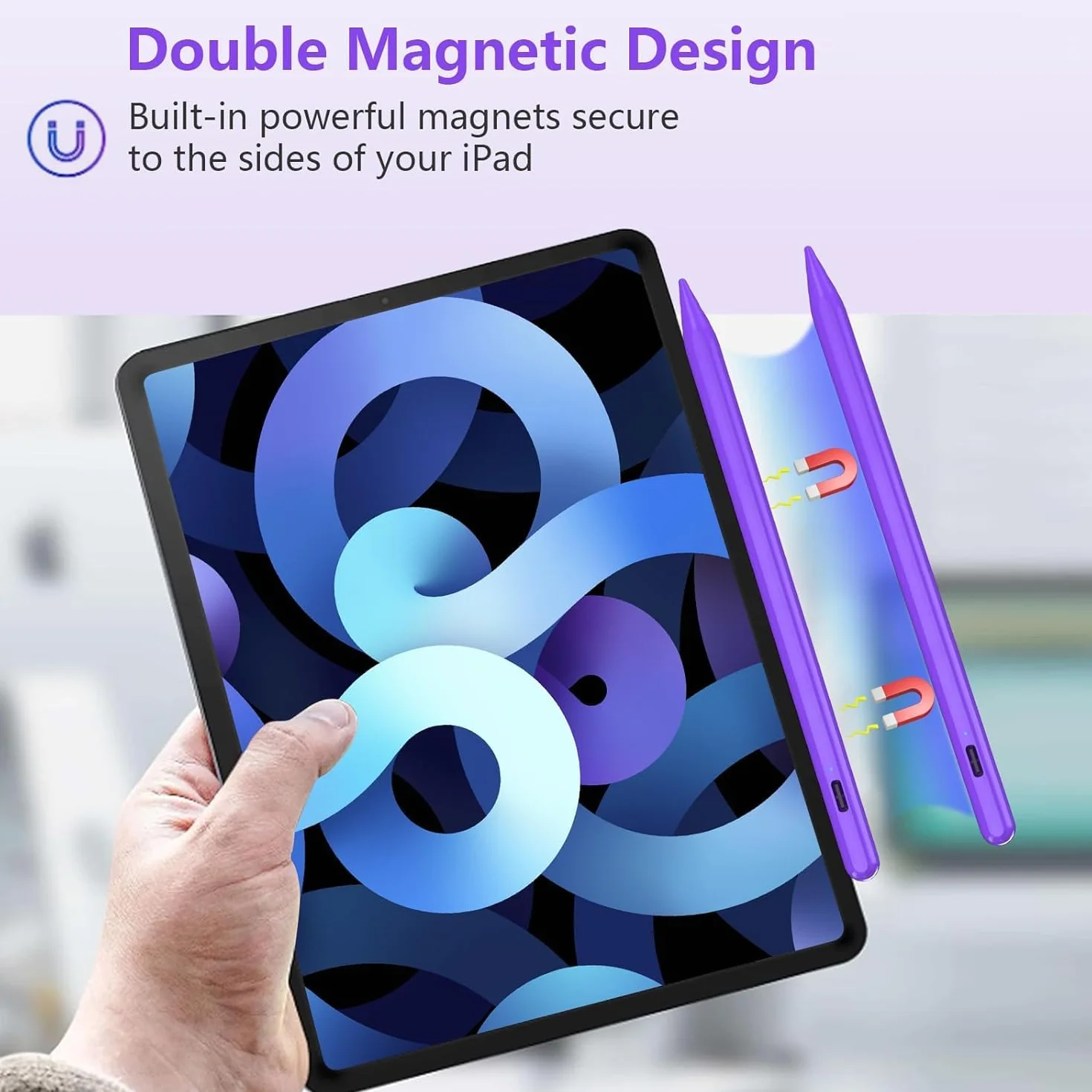 TQQ Długopis Do Apple iPad (2018-2024) Kompatybilny Z Pro M4 Air M2 Pro 13" 12,9" 11" Mini 6/5