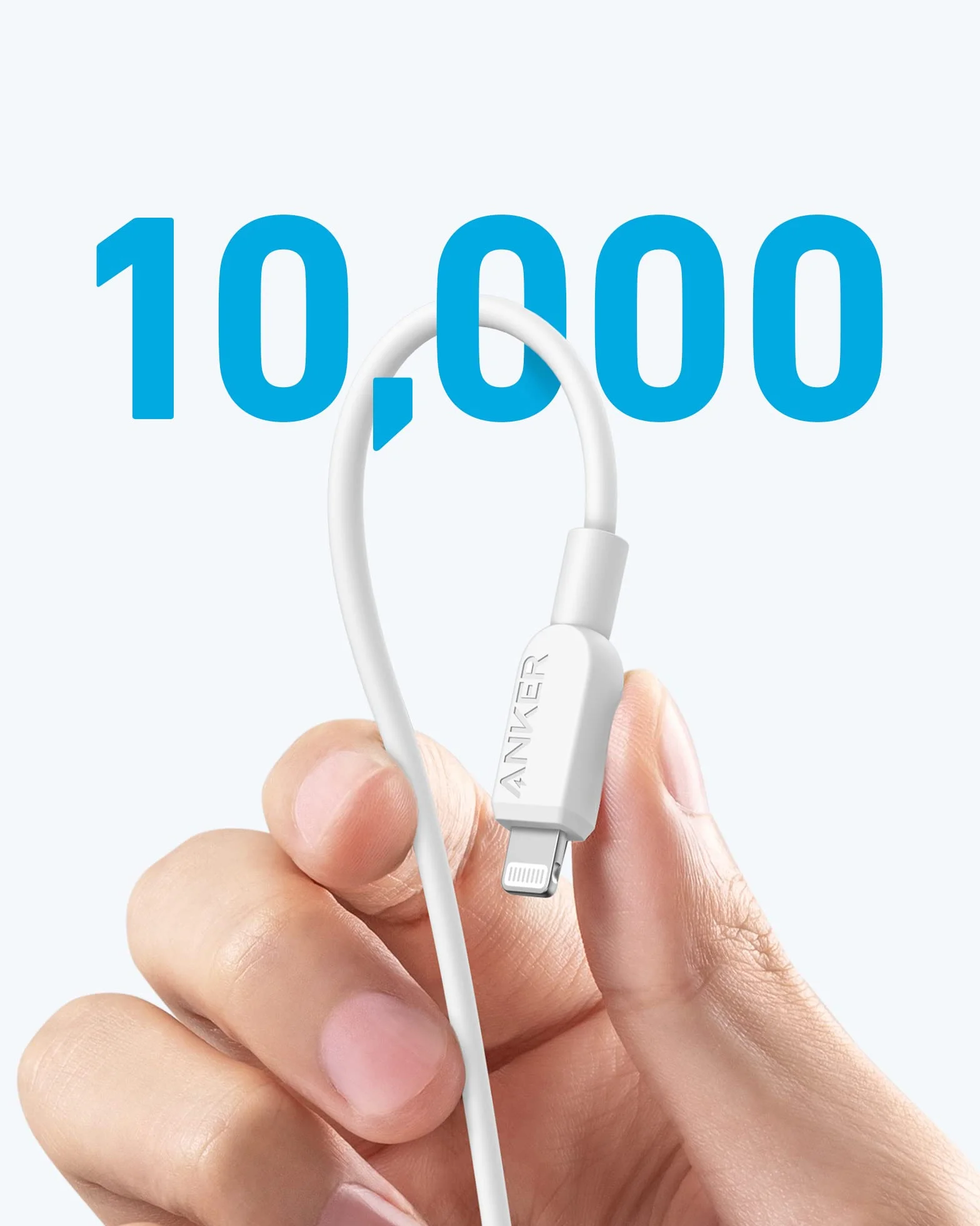 Anker Kabel USB-C do Lightning – certyfikowany MFi, kompatybilny z iPhone 14 i innymi (ładowarka nie jest dołączona), 0,9 m, biały