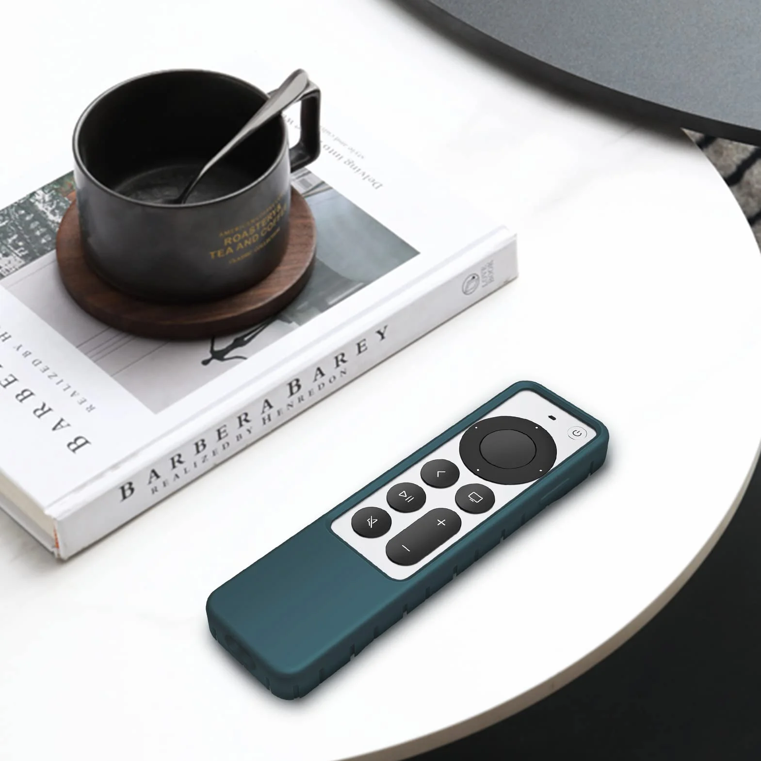 Fintie Etui ochronne do Apple TV Siri Remote 2021/2022 – grzebień miodowy, lekki, antypoślizgowy, odporny na uderzenia, silikonowy pokrowiec do pilota Apple TV 4K / HD Siri (2. generacja/3.