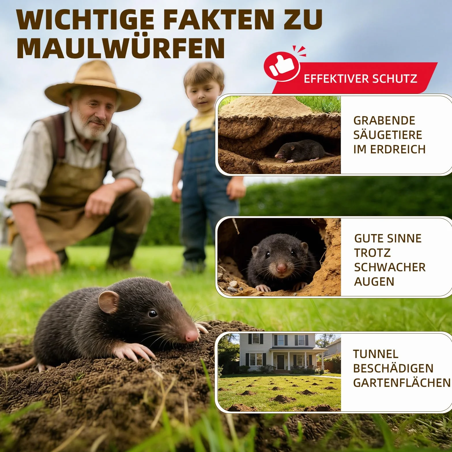 12 sztuk odstraszacz kretów z woreczkiem tekstylnym, naturalne kulki na krety, bez trucizny, skuteczny środek na krety, natychmiastowe i długotrwałe działanie, do ogrodu dla gryzoni