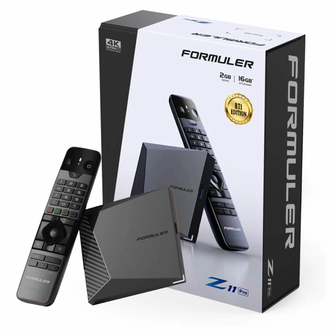 Formuler Z11 Pro BT1-Edition 4K UHD Android 11 odbiornik IP HDR10, Dual-WiFi, HDMI, USB 3.0, MicroSD