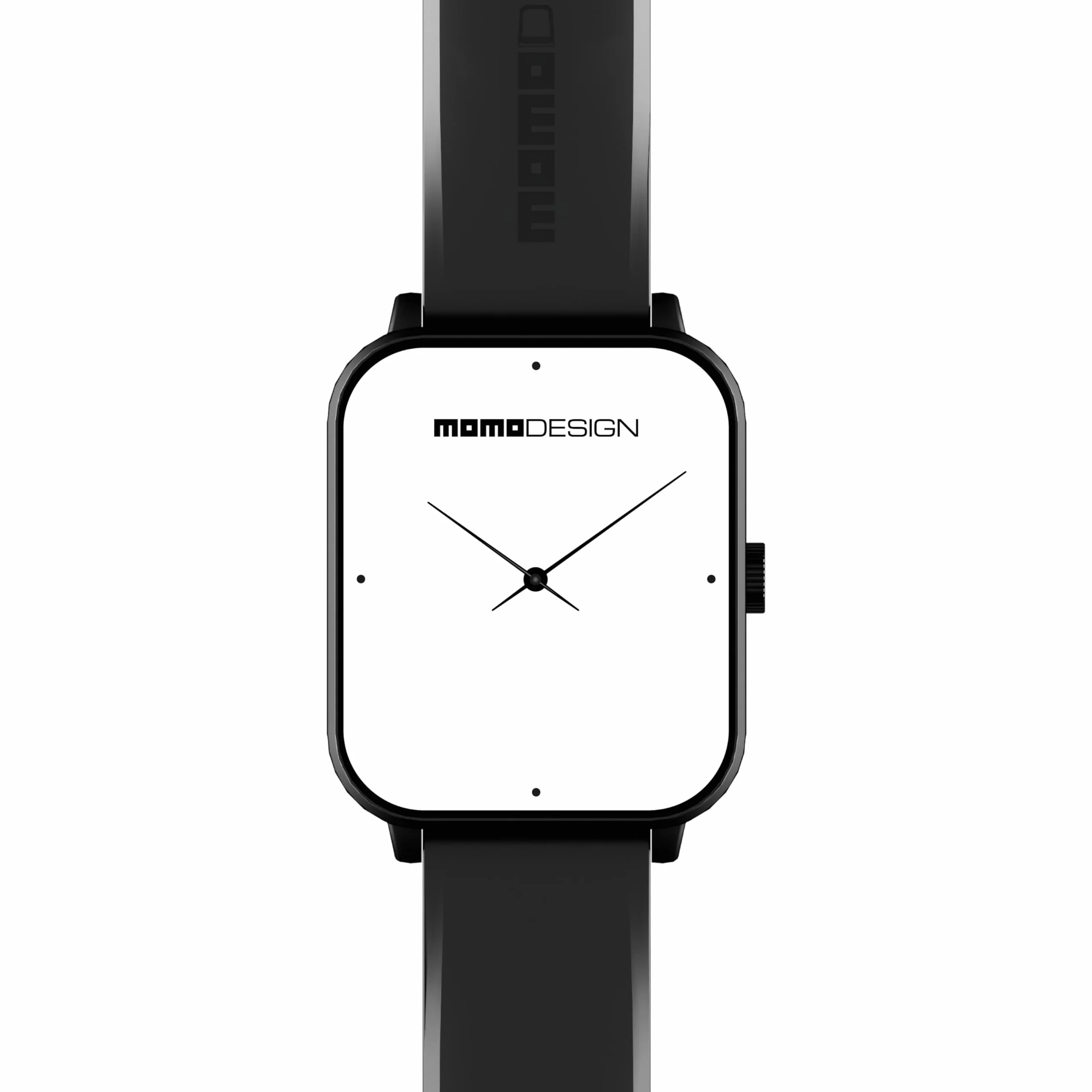 MOMO Design Smartwatch Stealth 1,83" – wyświetlacz TFT – połączenia Bluetooth i śledzenie zdrowia – ochrona przed kurzem i wodą rozbryzgową – czarny