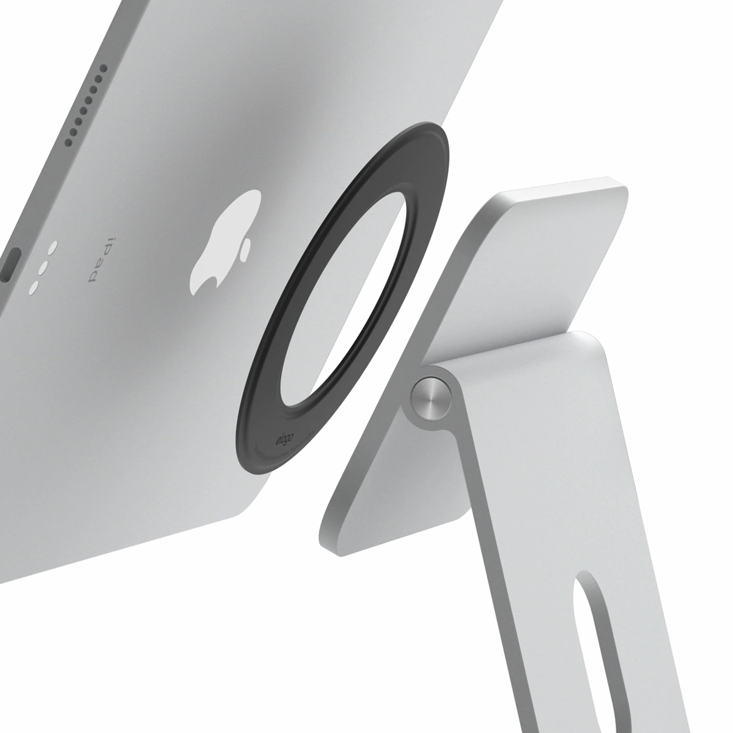 elago Pierścień magnetyczny do iPada i tabletów – naklejka 3M, smukły (2,7 mm), mocna blokada (1,08 kg)