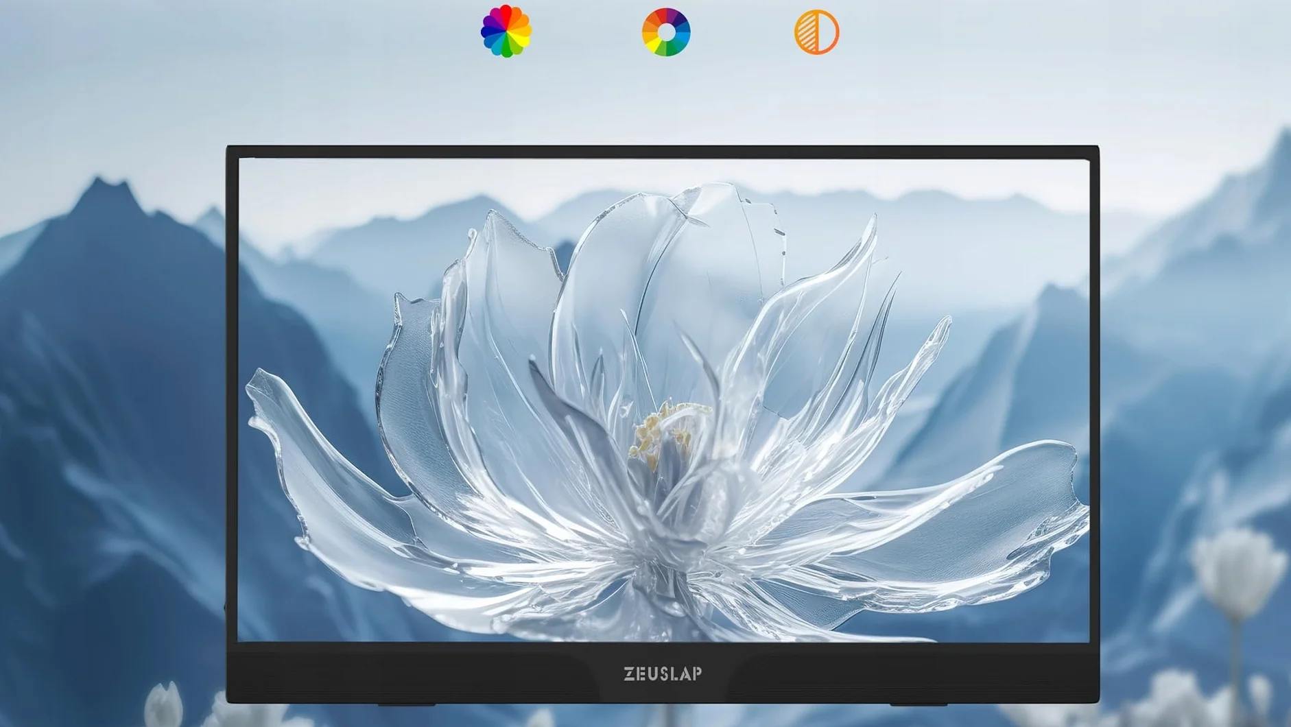 ZEUSLAP Z15ST Przenośny Monitor Dotykowy 15,6" FHD IPS 1920x1080 Full HD USB-C HDMI Ekran Dotykowy 10-Punktowy Monitor do Laptopa Telefonu Konsoli Pracy Rozrywki Multimediów