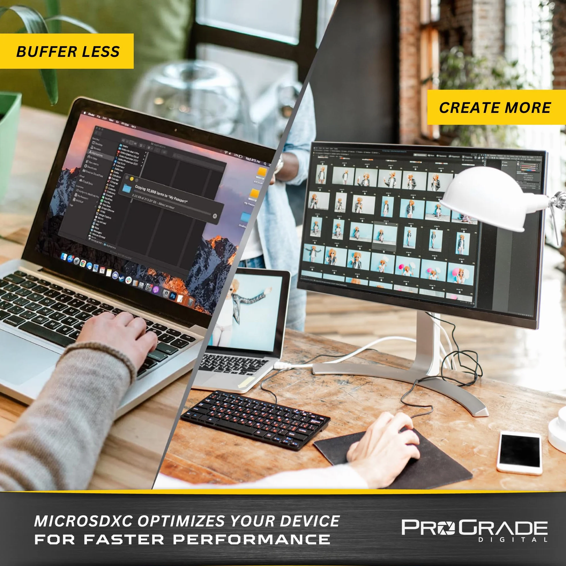 Karta microSD V60 (512 GB) – testowana dla pełnowymiarowych urządzeń z kartą SD | odczyt do 250 MB/s, zapis 130 MB/s ProGrade Digital…