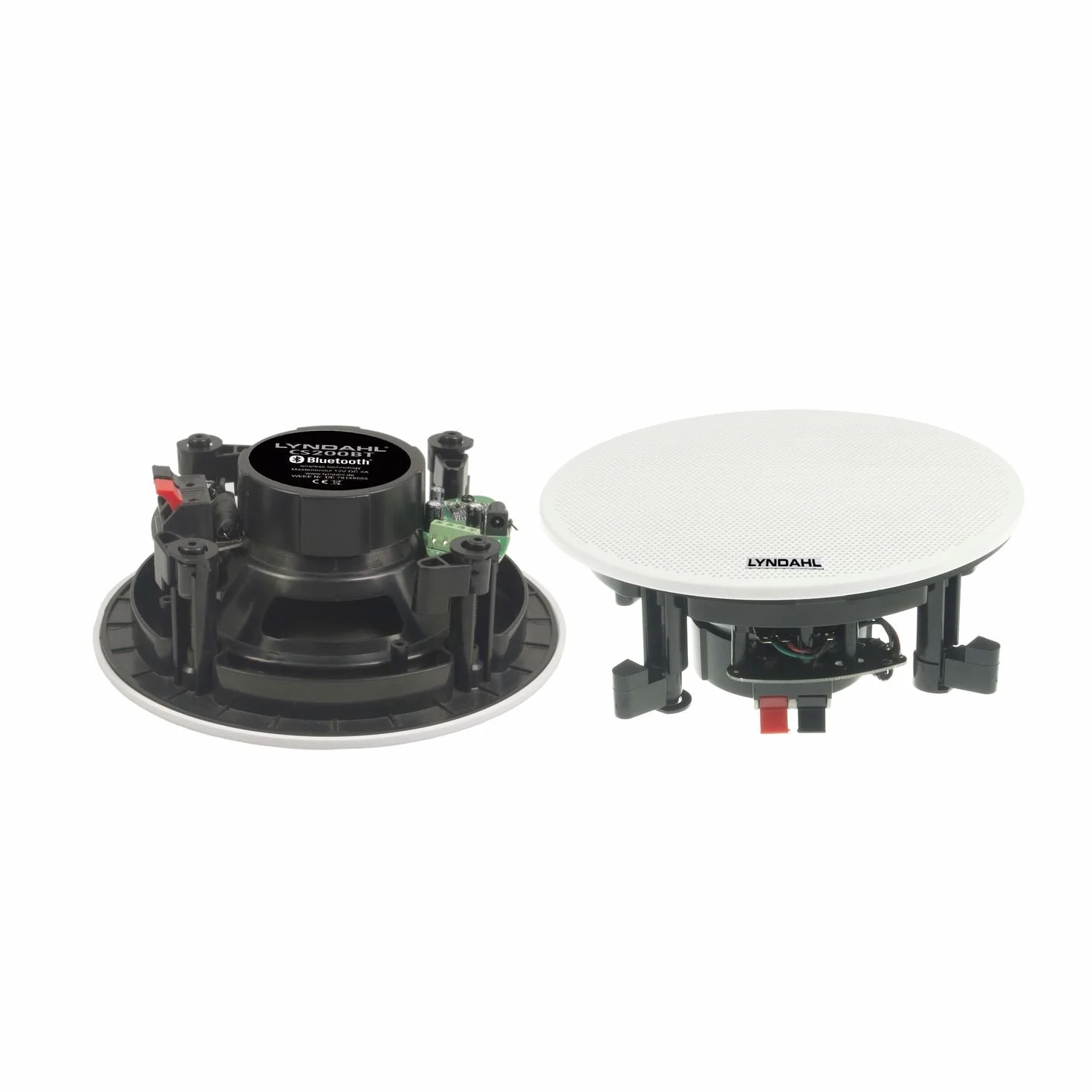 Lyndahl CS200BT 2-drożny głośnik Bluetooth, głośnik sufitowy, wbudowany głośnik z Bluetooth, 1 para głośników (2 głośniki), wbudowane głośniki sufitowe, pudełka do zabudowy