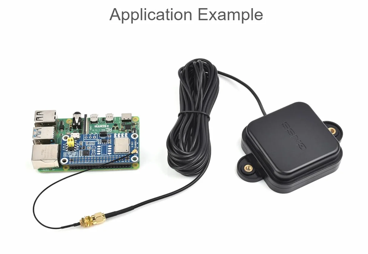 GNSS L1+L2+L5 Multi-GNSS i wieloczęstotliwościowa aktywna antena Złącze SMA-J obsługuje systemy pozycjonowania Multi-GNSS