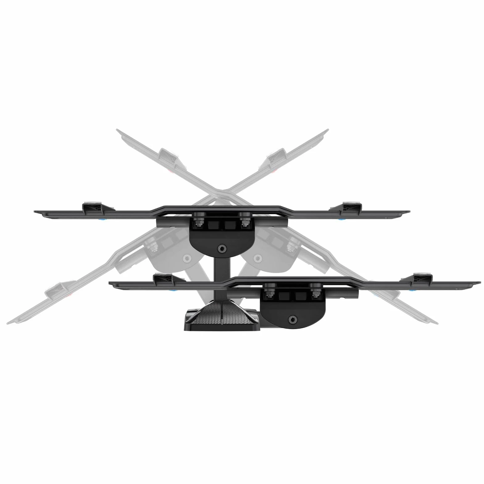 Meliconi Slimstyle Plus 400 Tilt'n'Turn, uchwyt ścienny do telewizora 32''-77'' VESA 200-300-400, maksymalne obciążenie 45 kg, nachylenie poziome ±20°, nachylenie pionowe +10°/-5°, z systemem Fast