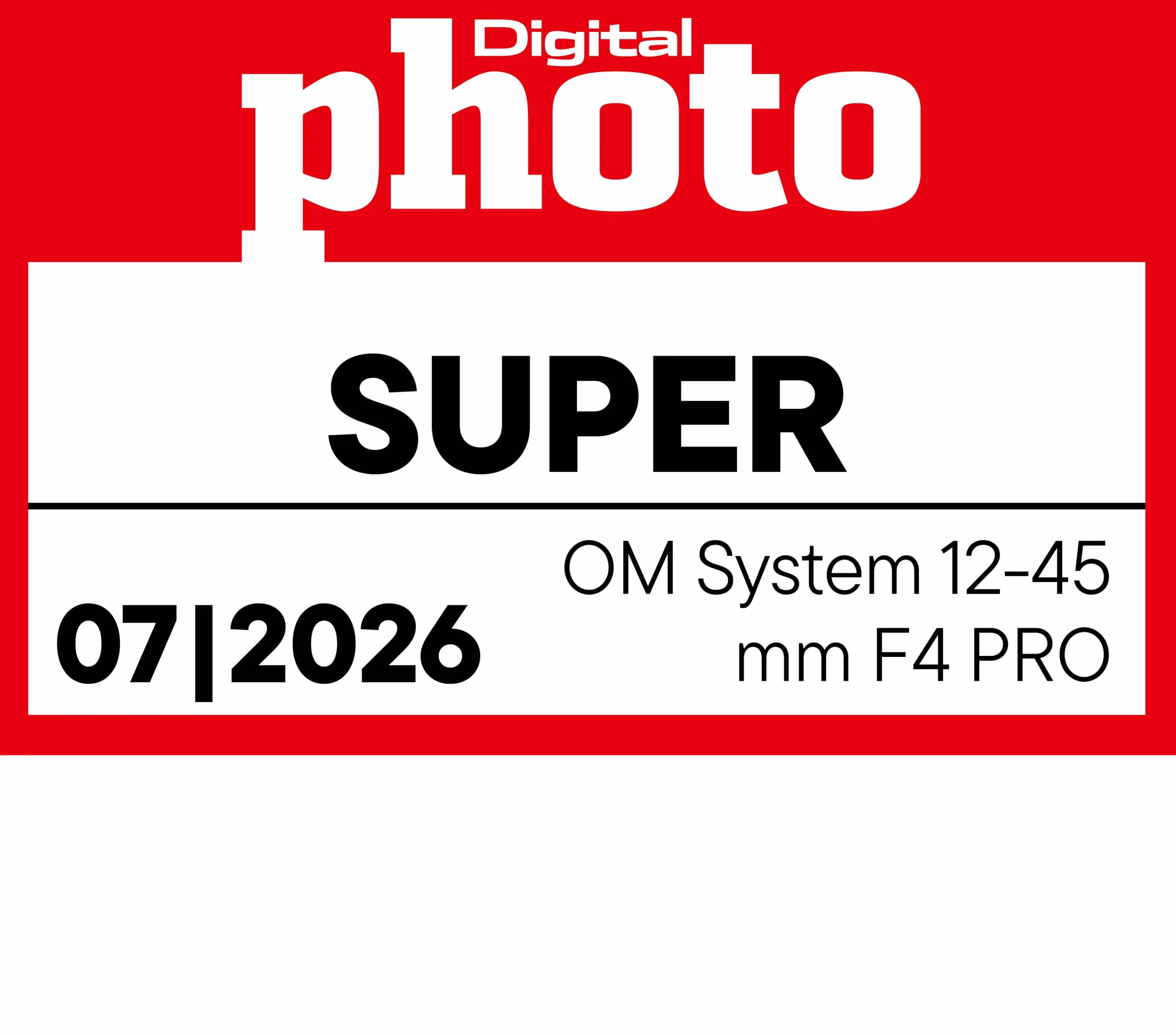 OM SYSTEM M.Zuiko Digital ED 12-45mm F4.0 PRO - Obiektyw Zoom do MFT | Standardowy obiektyw stałoogniskowy, lekka konstrukcja 254 g, uszczelnienie IPX1, kompatybilny z Olympus OM-D i Panasonic G.