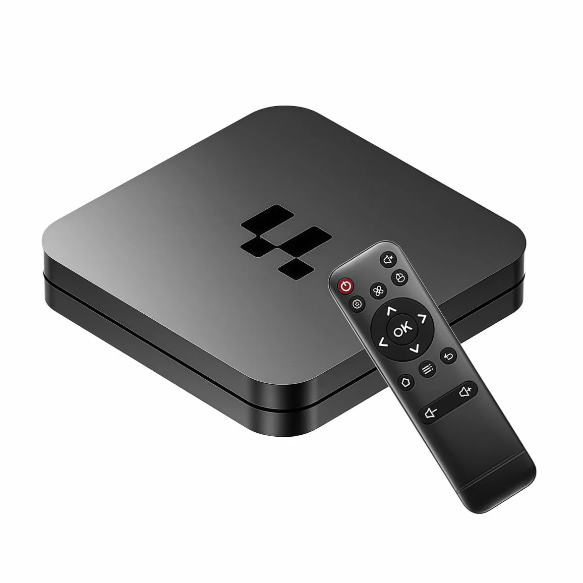 Tosuny TV Box 4K UHD, Urządzenie do Strumieniowego Przesyłania Telewizji z Systemem Android 16.0, Czterordzeniowy Procesor, 2 GB RAM i 16 GB ROM, Bluetooth i WiFi 2.4/5G, Dekodowa (BLACK)