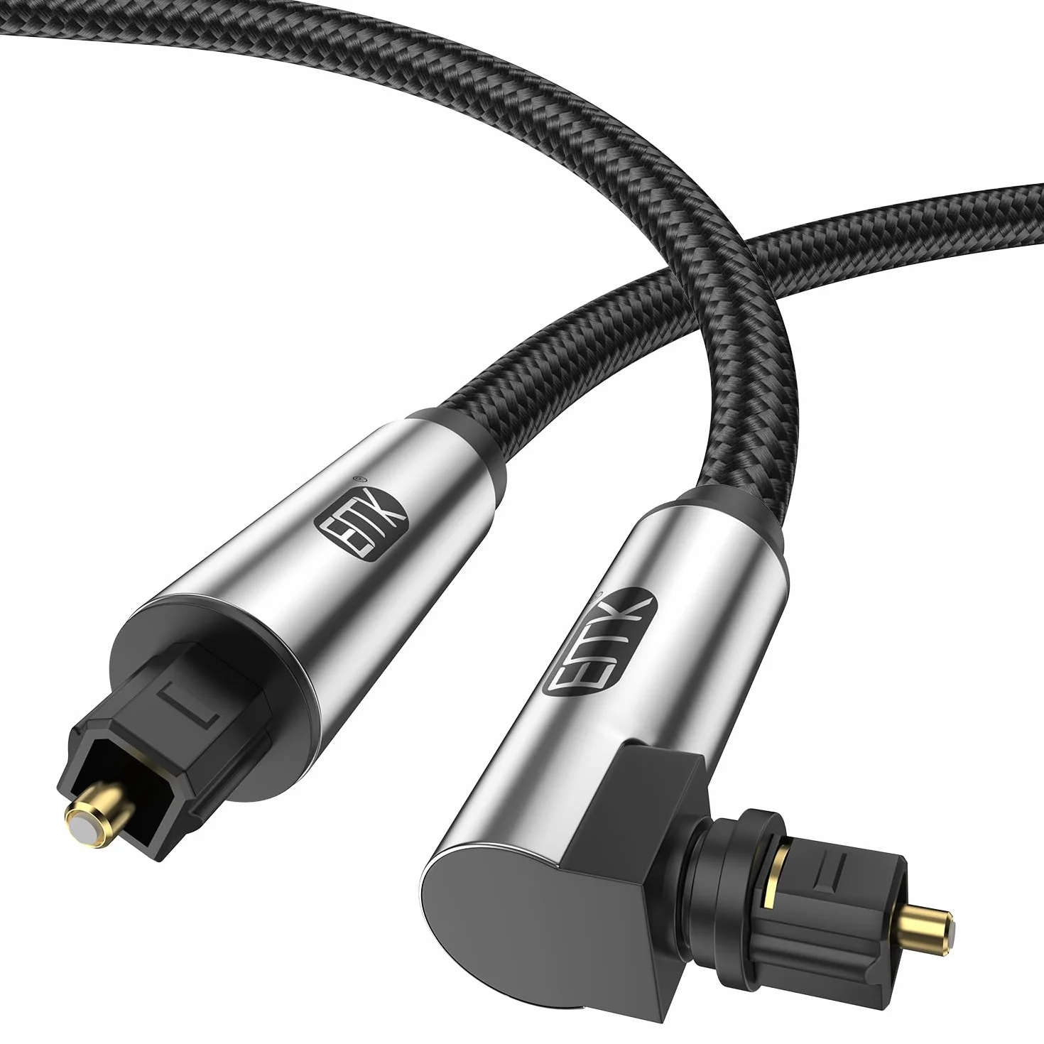 Kabel optyczny audio 90 stopni Toslink 3 m do telewizora soundbar