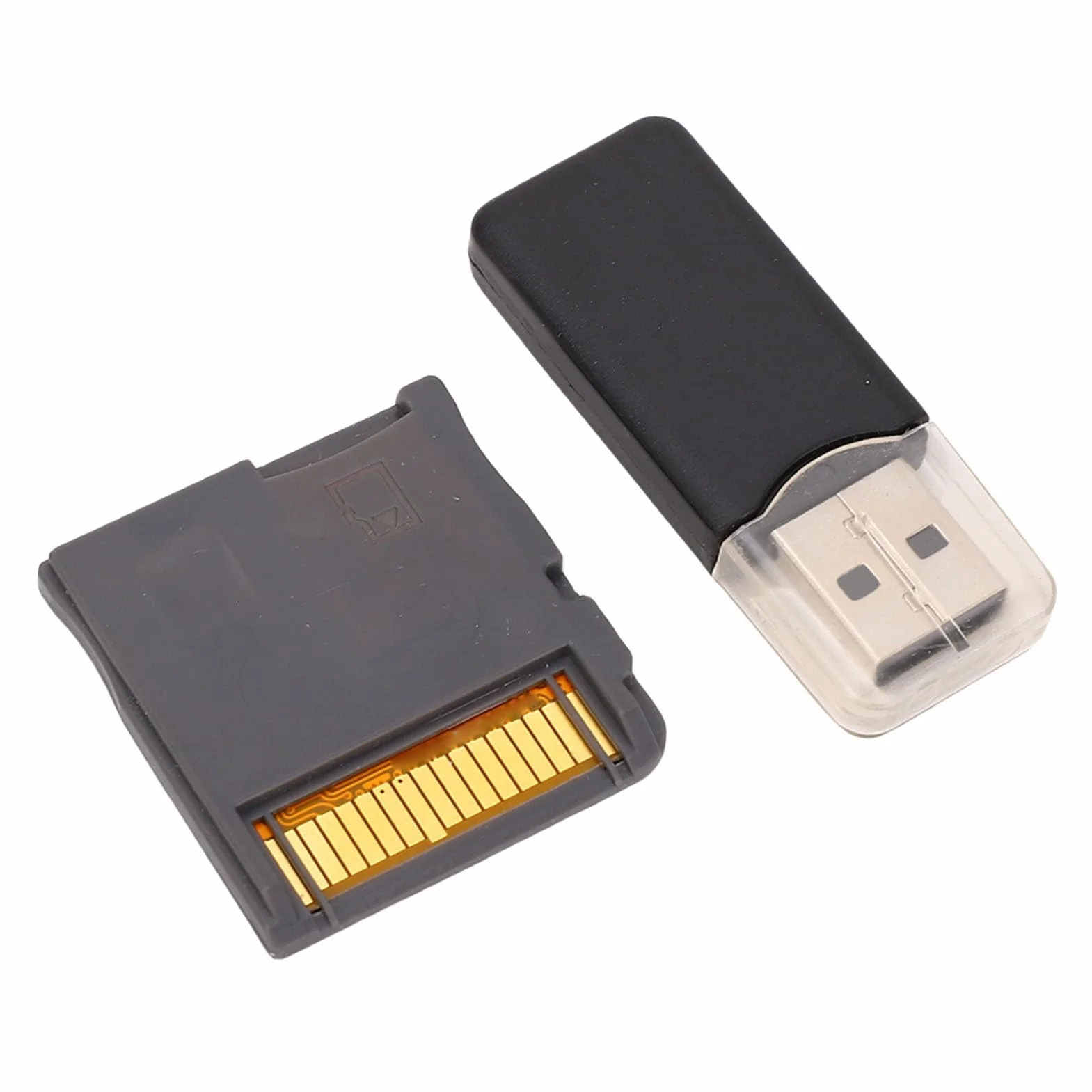 Ejoyous 2025 R4 Karta Pamięci do Gier Wideo Karta ASIC Chip Flash z Czytnikiem Kart dla NDS, NDSL, NDSI, NDSI XL, 2DS, 3DS, 3DS Nowy 2DS XL (SILVER)