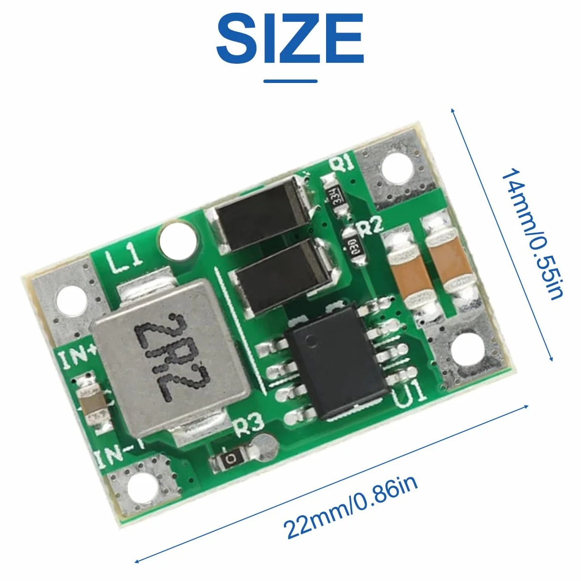 Mini DC Boost moduł 5 V 3 A DC-DC Step Up przetwornik prądowy wydajna bateria litowa 3,7 V Boost płyta napięciowa do mobilnej mocy - 5 szt