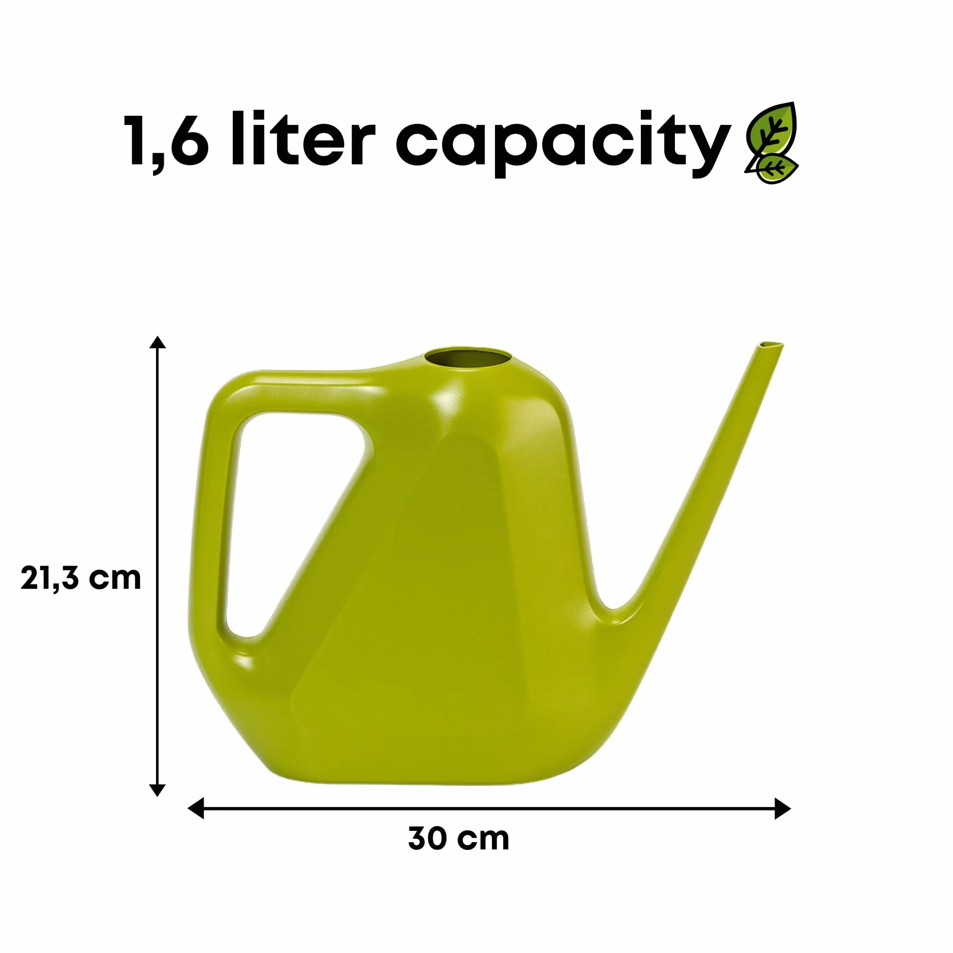 Konewka Ogrodowa Rave 1,6 L z Tworzywa Sztucznego Zielona