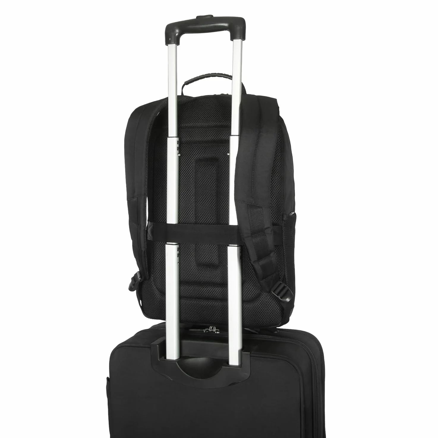 Targus Plecak na laptopa, pasuje do laptopów 15-16 cali, pojemność 25 l, wiele kieszeni, wodoodporny, czarny