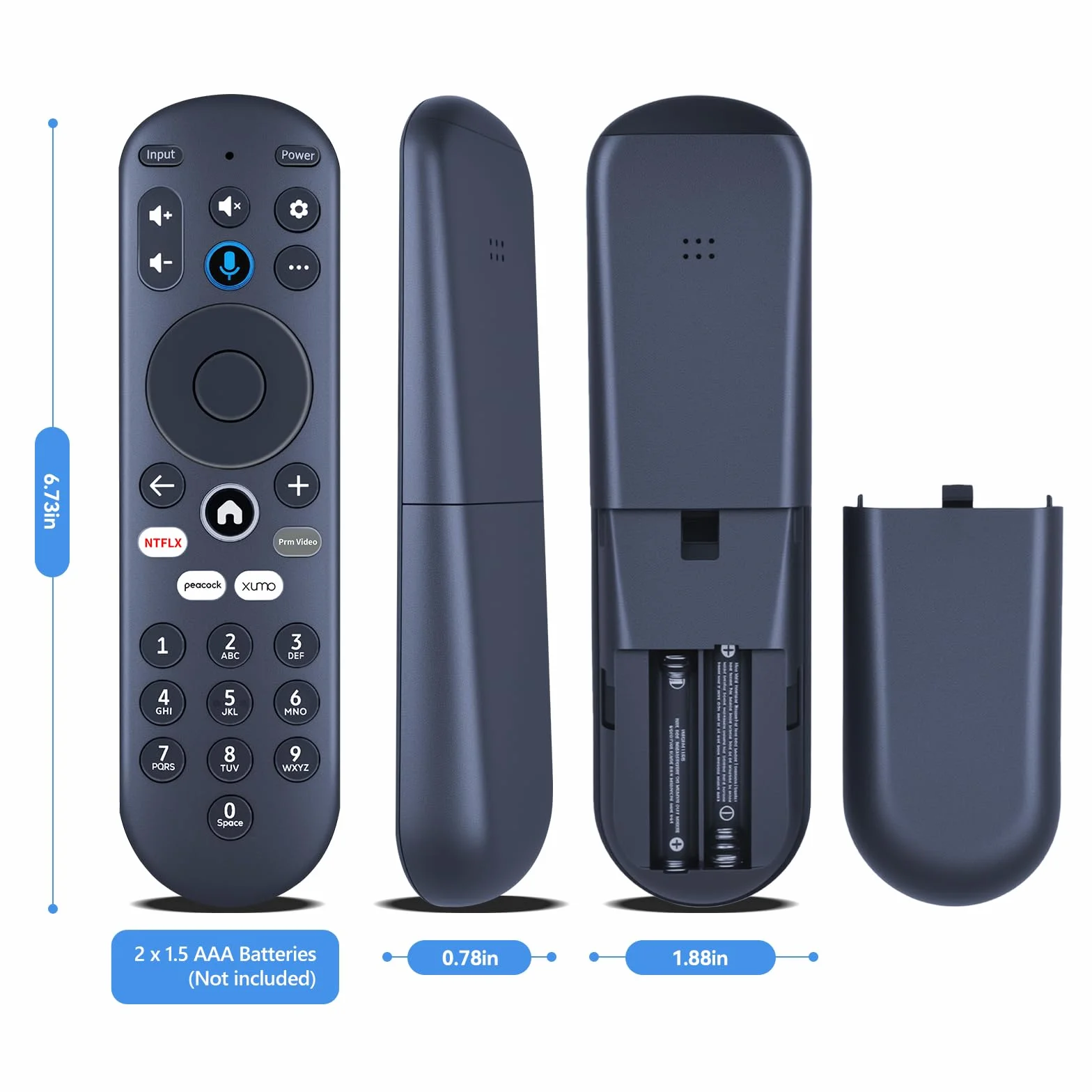 PZL Zamienny pilot głosowy pasuje tylko do elementu Xumo Stream Box