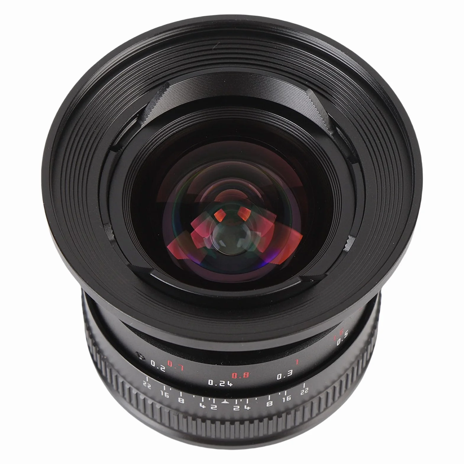 Ausla Obiektyw Stałoogniskowy 12 Mm F2.0 z Ręcznym Ustawianiem Ostrości, Stop Aluminium, Konstrukcja Szerokokątna, Wyjątkowe Możliwości Przy Słabym Oświetleniu, Idealny do Portretów i Fotografii