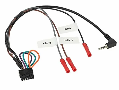 Zestaw montażowy: 1-DIN osłona radia osłona radia uchwyt osłona konsola czarna + multilead interfejs kierownicy adapter LFB do Mitsubishi Colt (Z30) 11/2008-11/2012