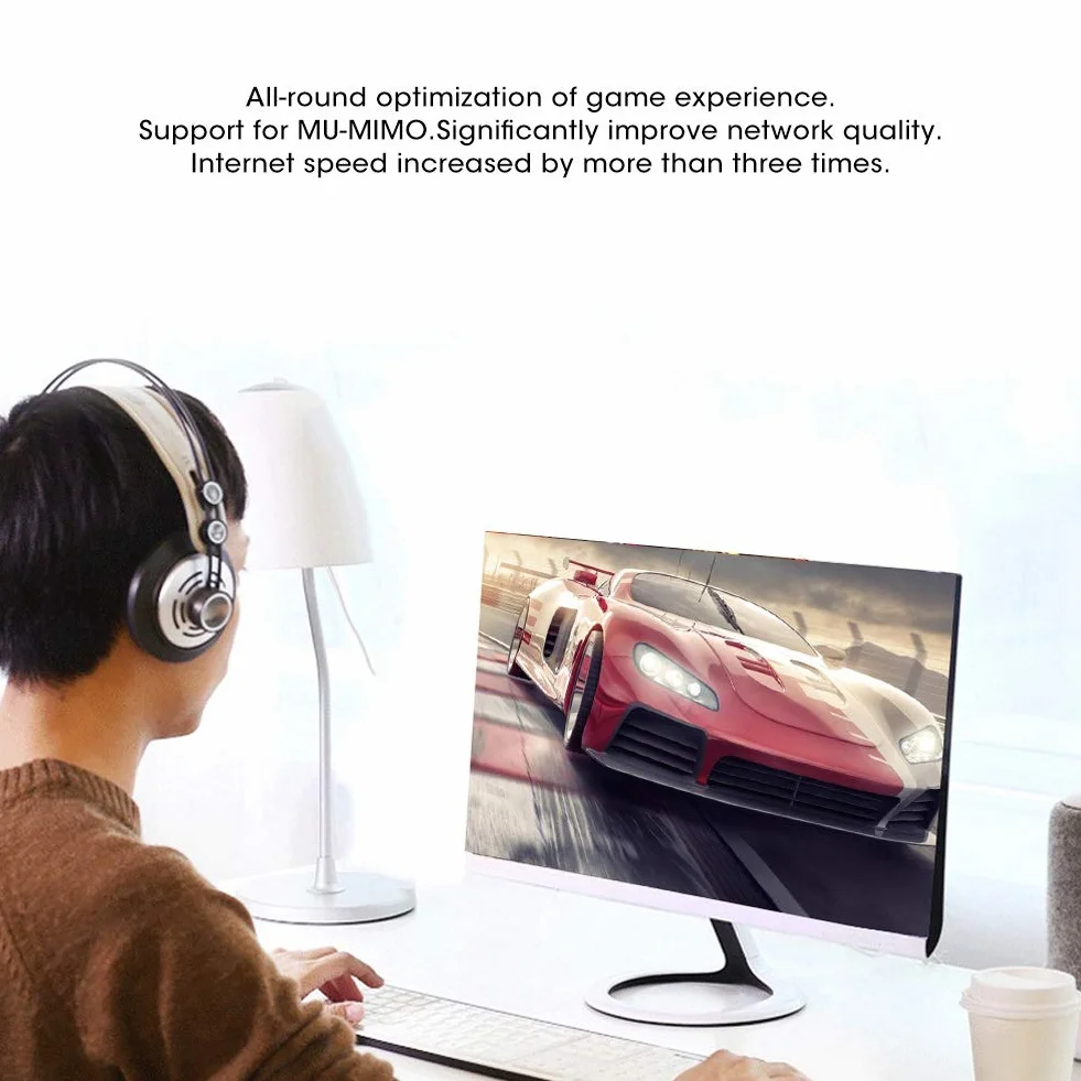 Cocoarm Karta Sieciowa z podwójną anteną, Karta Sieci Bezprzewodowej PCIe X1 dla AX200, WiFi 6 2.4G 574Mbps 5G 2400Mbps, Bluetooth 5.0, MU MIMO do Strumieniowego Przesyłania Gier Komputer
