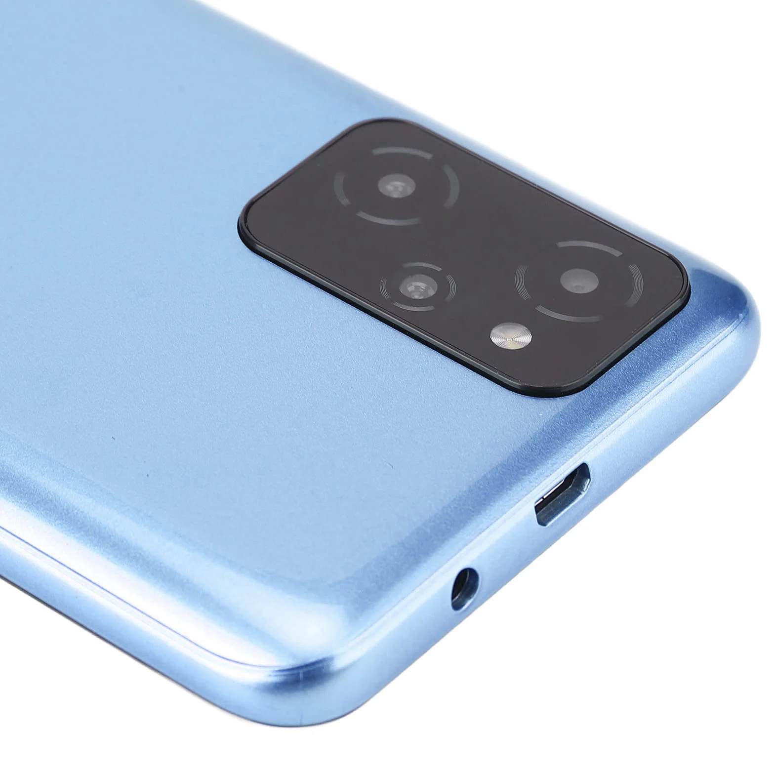 Smartfon 4,66 cala, pełny ekran HD 2 GB pamięci RAM 32 GB pamięci ROM 2 MP z przodu 5 MP z tyłu Smartfon z funkcją rozpoznawania twarzy, 3 gniazda kart 2800 mAh(Light Blue)