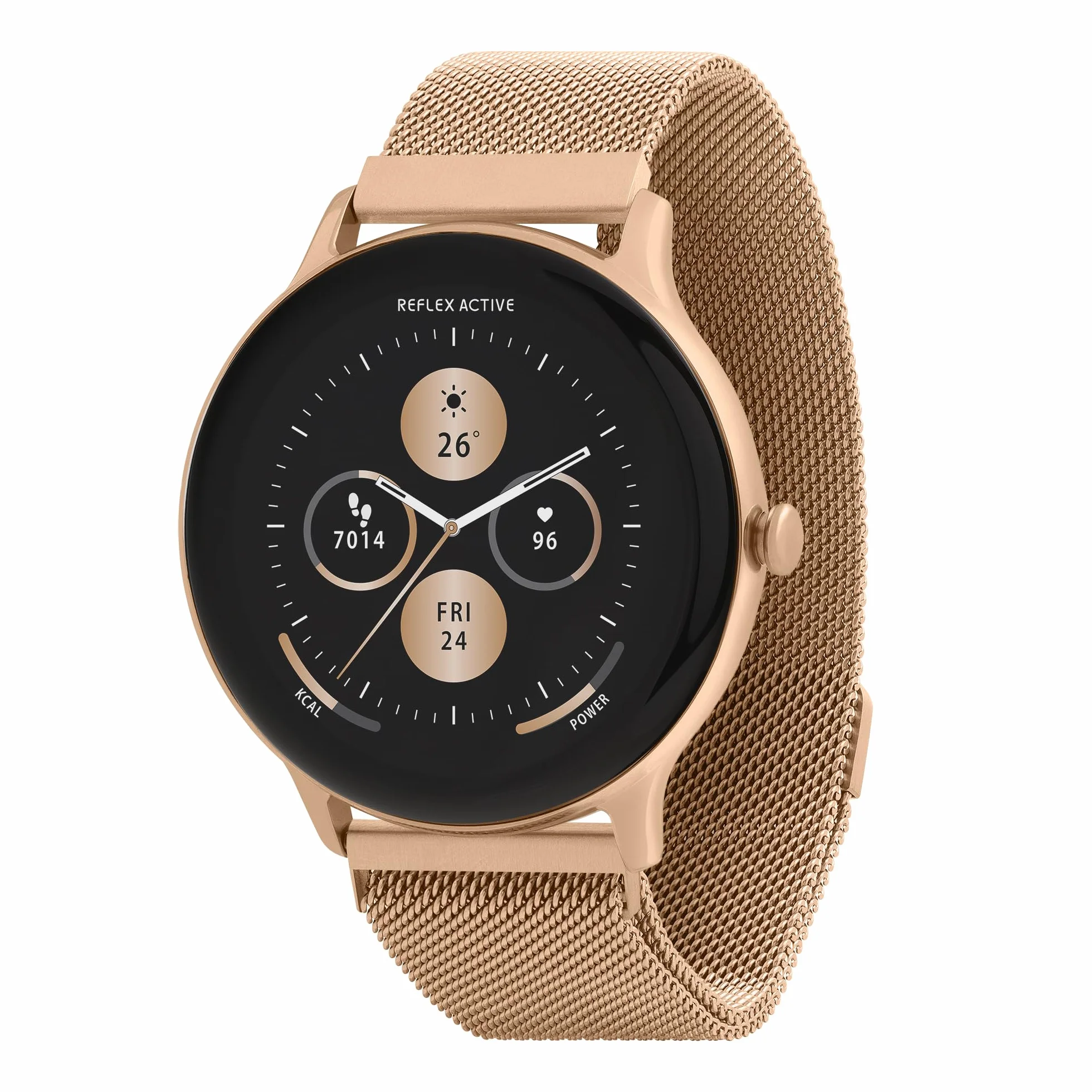 Reflex Active Seria 22 zegarek Smart Calling w kolorze różowego złota
