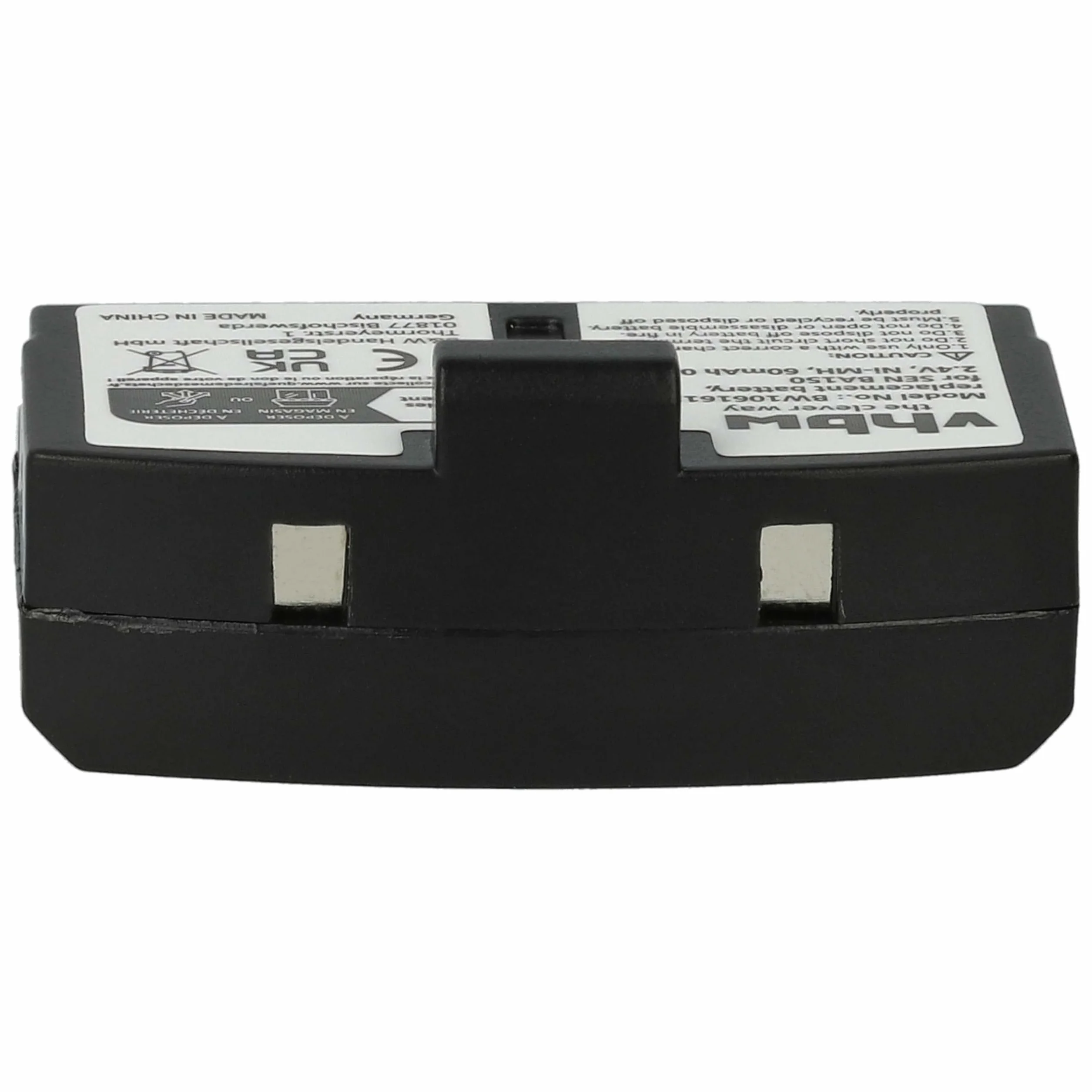 vhbw 10 x bateria zamiennik dla Sennheiser BA151, BA150, BA152 do bezprzewodowych słuchawek (60 mAh, 2,4 V, NiMH)