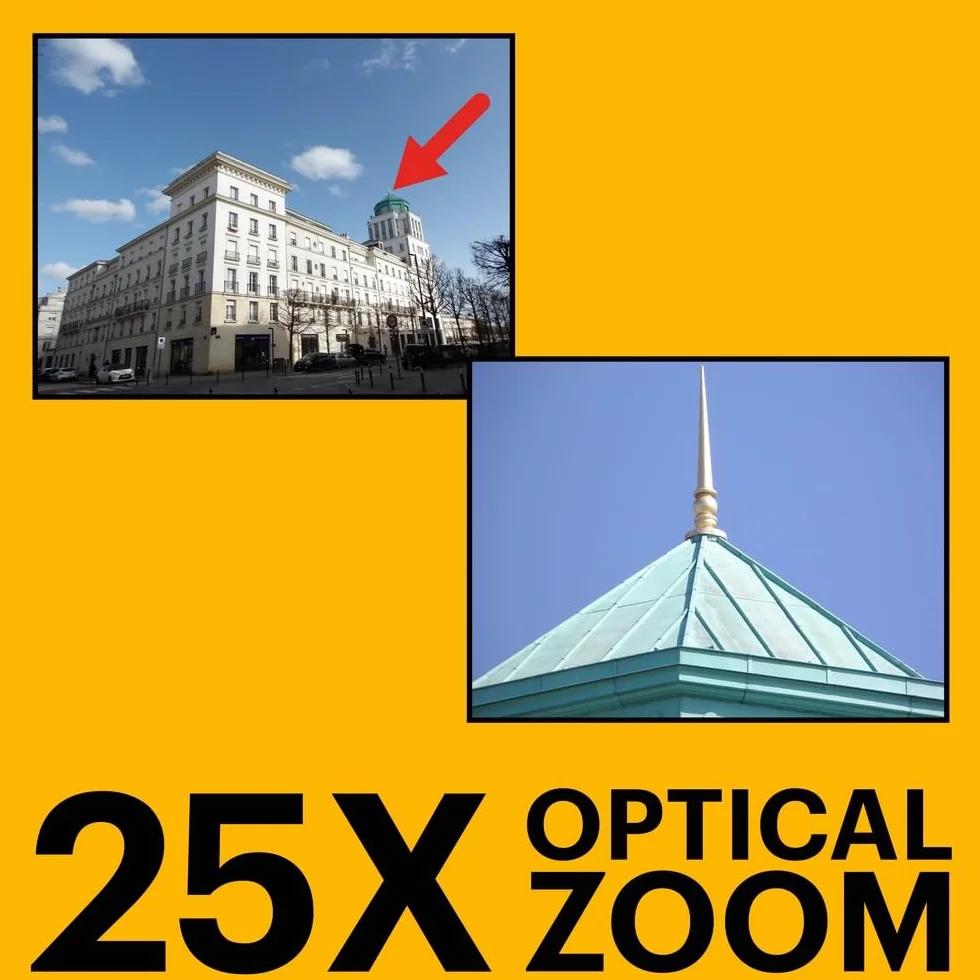 KODAK Pixpro Astro Zoom AZ255 + karta pamięci SD 32 GB - aparat cyfrowy 16 MP, 25-krotny zoom, wideo HD 1080p, szeroki kąt 24 mm, ekran LCD 3, bateria AA - czerwona