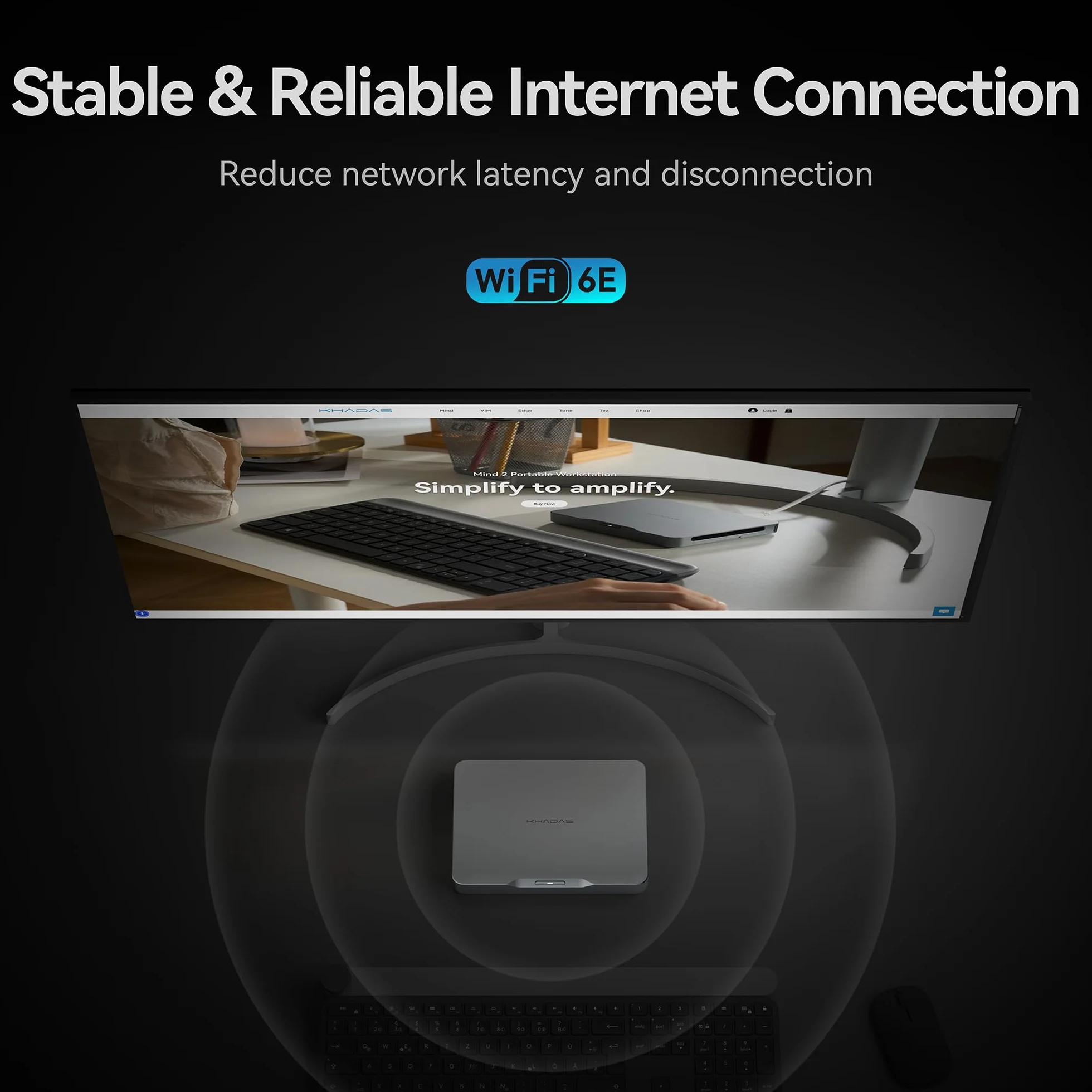 khadas Mind 2 Mini PC – Intel Core Ultra 7 155H (16 rdzeni, 22 wątki, do 4,8 GHz) – 64 GB LPDDR5 + 2 TB SSD laptop stacjonarny z grafiką HD i tworzeniem sztucznej inteligencji | BT 5.3 | 4K/8K UHD |