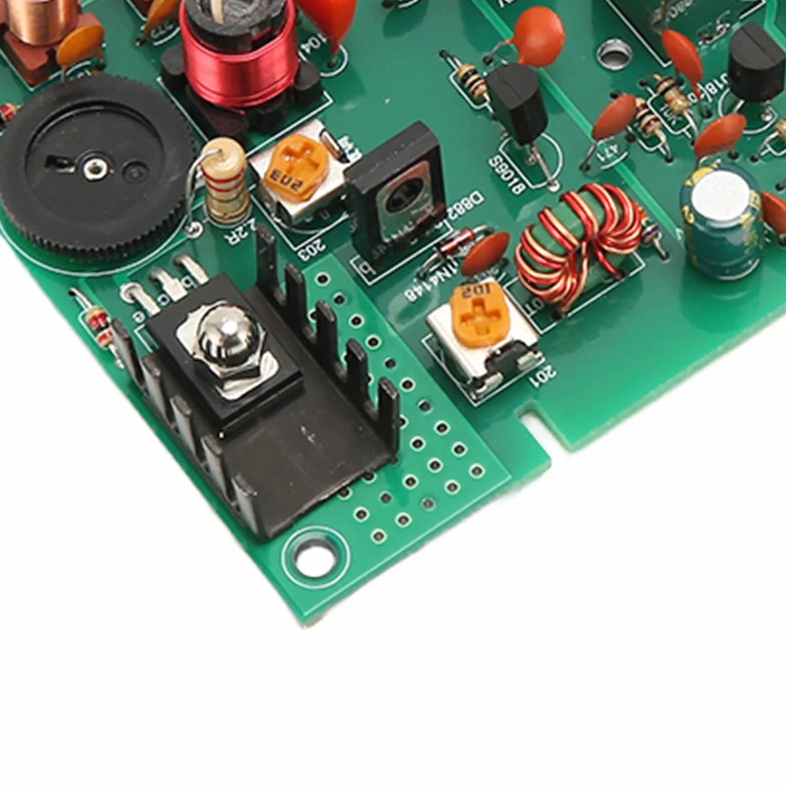 Zestaw Nadajnika AM Regulowany Nadajnik średniej Fali od 530 do 1600 KHZ do Eksperymentów Szkolnych, Zasilacz 9V2A DC, Moc Nadawania HF