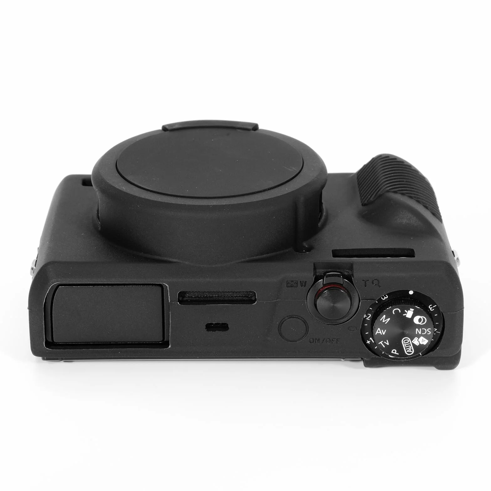 Silikonowe etui ochronne do Canon G7X Mark III / G7X3, akcesoria z 2 sztukami folii ochronnej na wyświetlacz, zdejmowana osłona obiektywu do aparatu cyfrowego Canon G7X Mark III/G7X3
