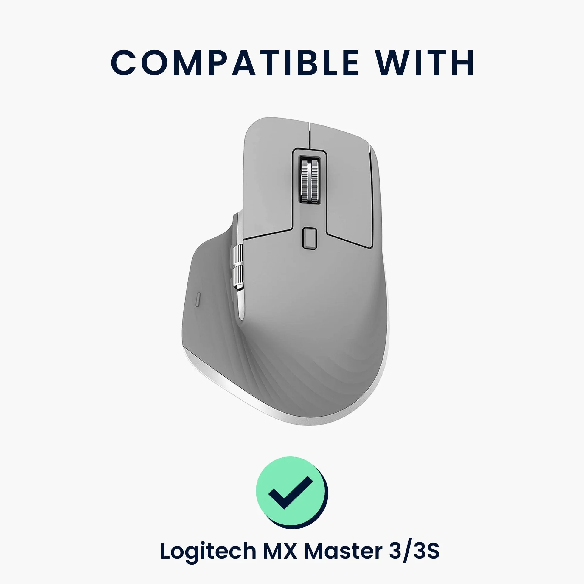 kwmobile Zamiennik nóżek myszy kompatybilny z Logitech MX Master 3 / 3S podkładka pod mysz komputerową – czarna