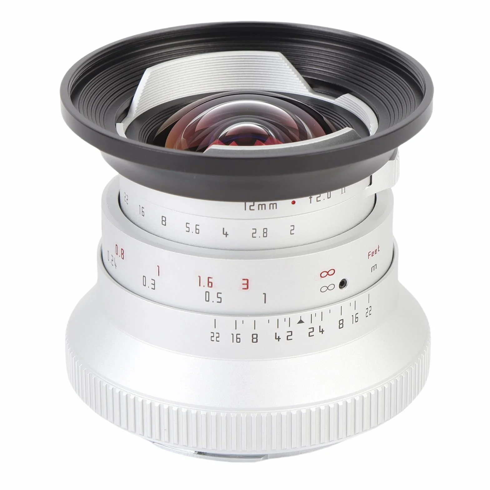 12 Mm F2.0 Duży Manualny Przysłona Focus Prime Z Mount Z Mount na Nocne Sceny i Portrety (SILVER)
