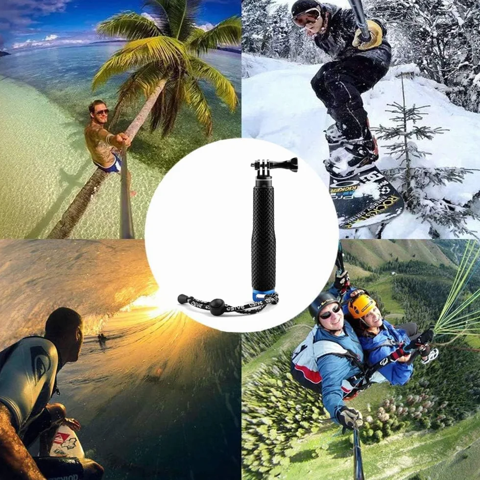 Voarge Teleskopowy kij do selfie 19" do GoPro/Insta360/X3/One i innych kamer Action Camera