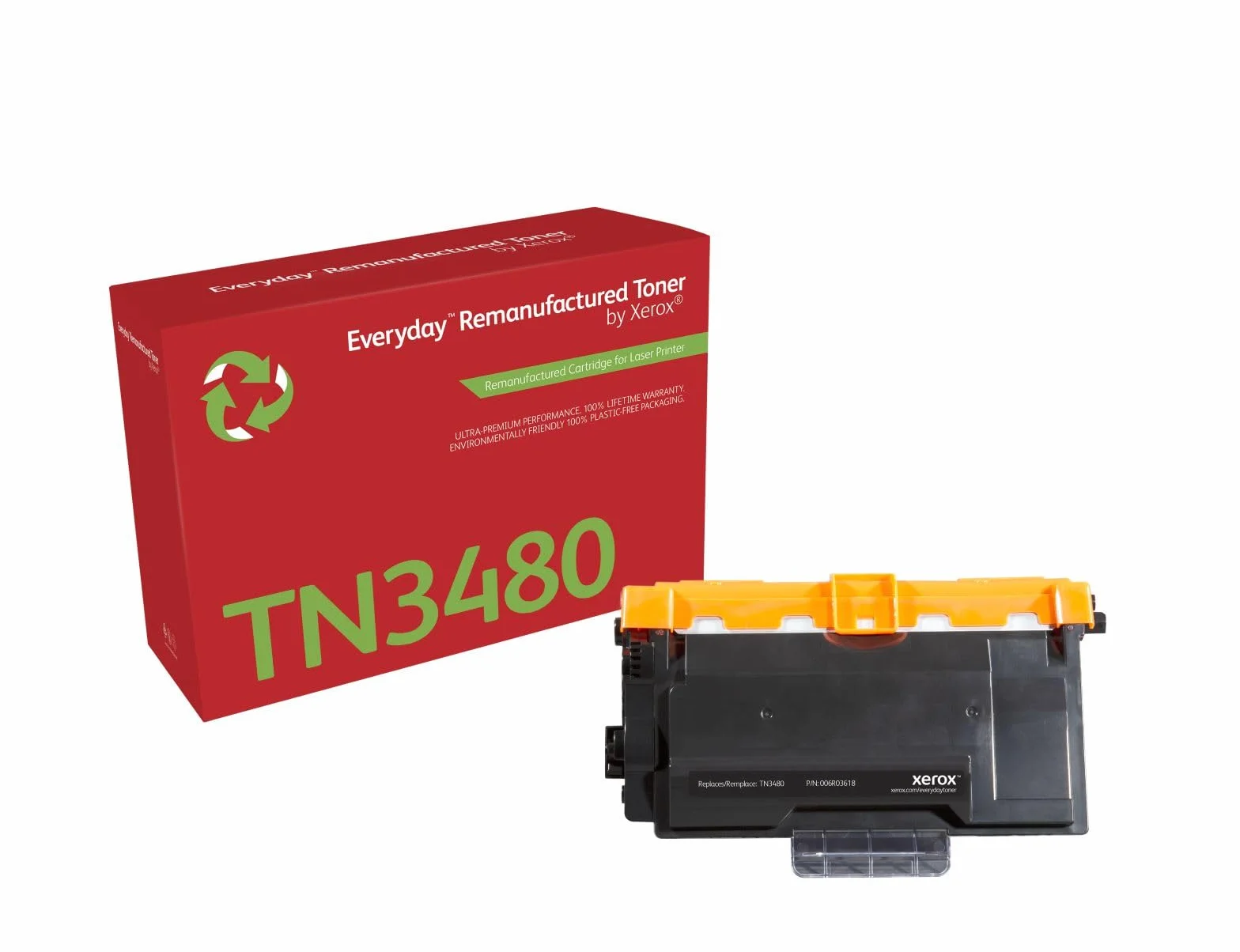 Xerox Laser Toner Everyday REMAN 006R03618 TN3480 czarny do Brother DCP-L5500/6600; HL-L5000/5100/5100/5200/5200/6250/6300/6300/6400; MFC-L57000; /5750 /6800/6900 regenerowany wysoka pojemność