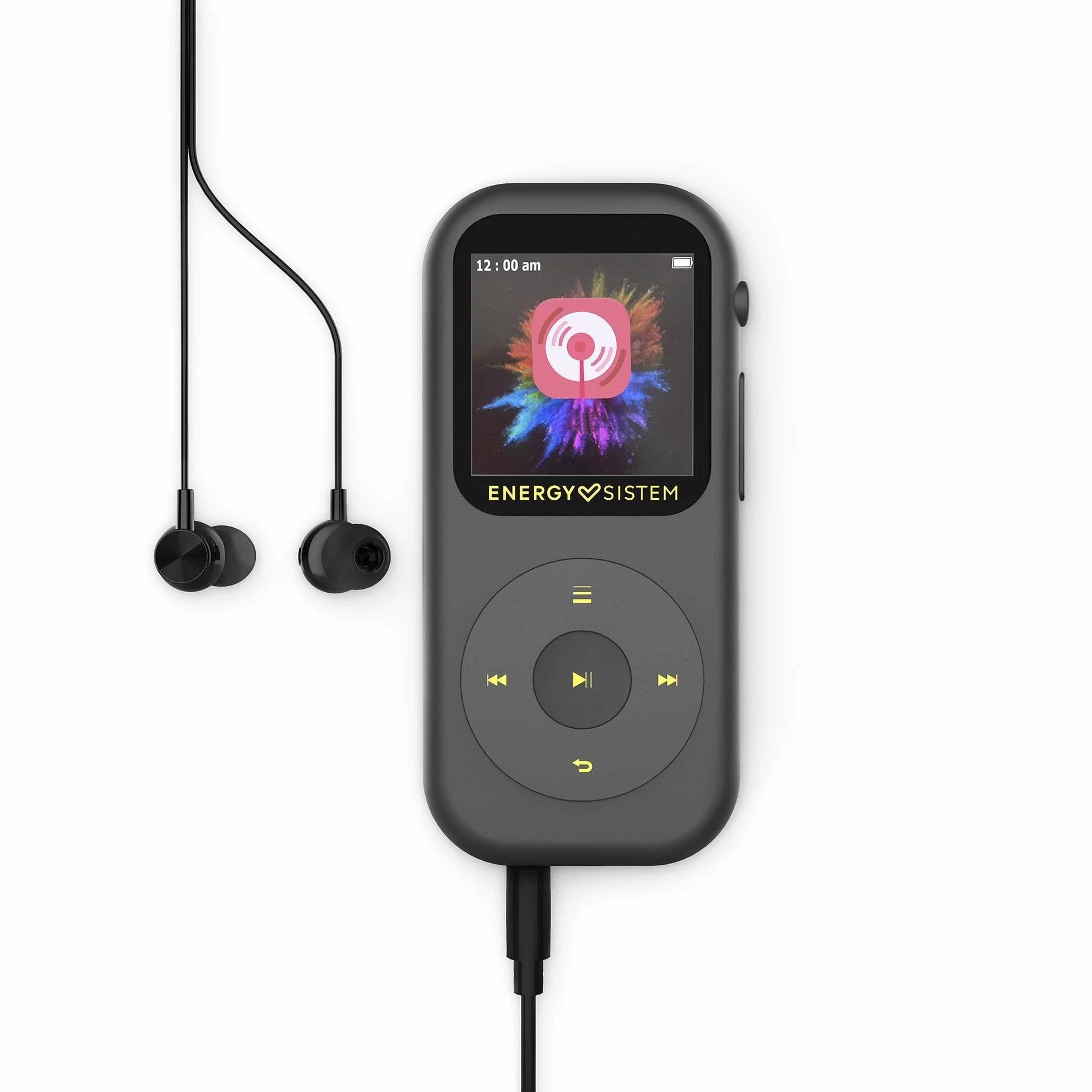 Energy Sistem Handy Odtwarzacz MP4 (16GB, Bluetooth, Wbudowane radio FM, microSD 128GB) Szary