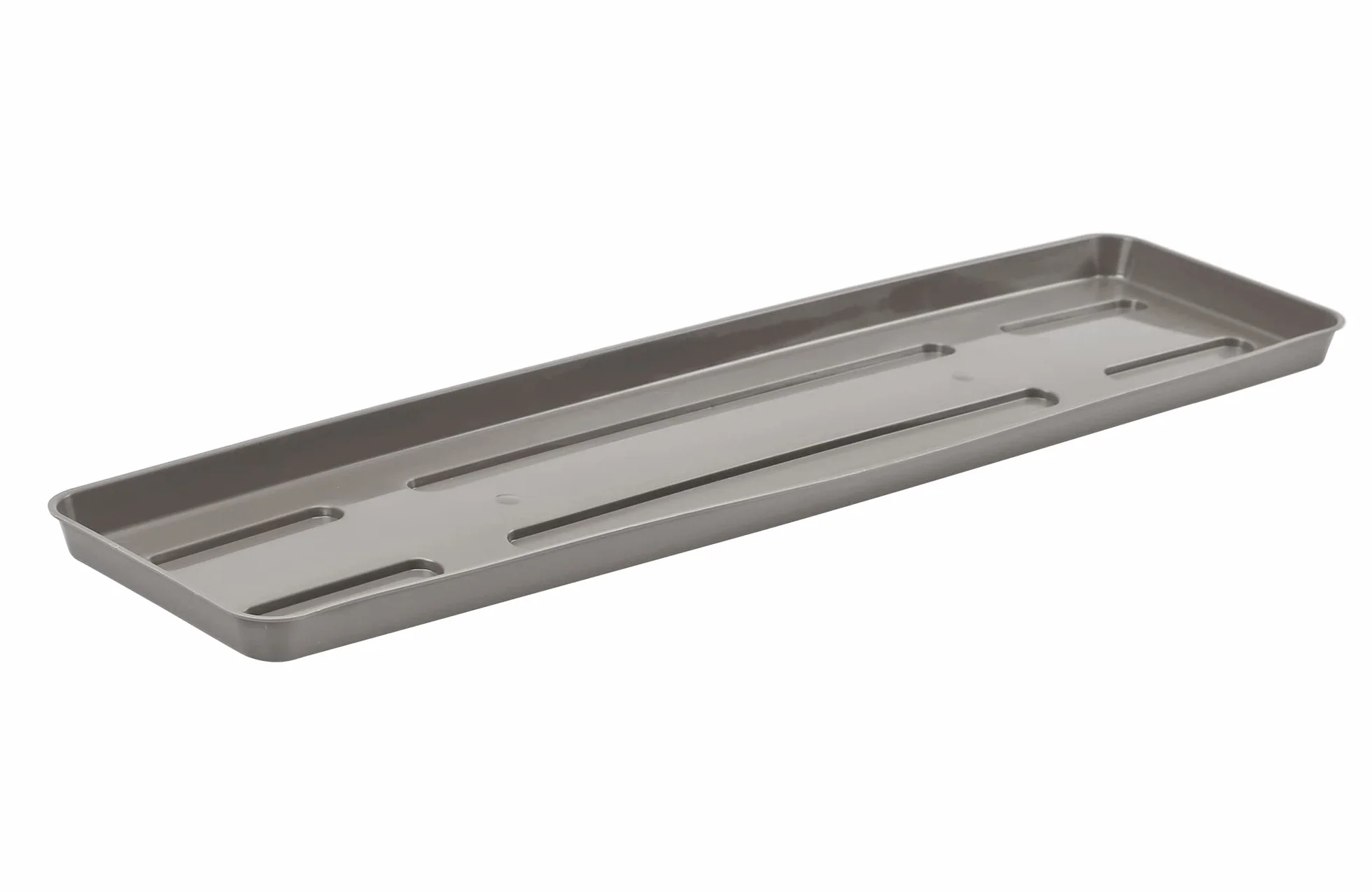 VERDENIA 21911 rattanowa podstawka pod doniczki prostokątna szara