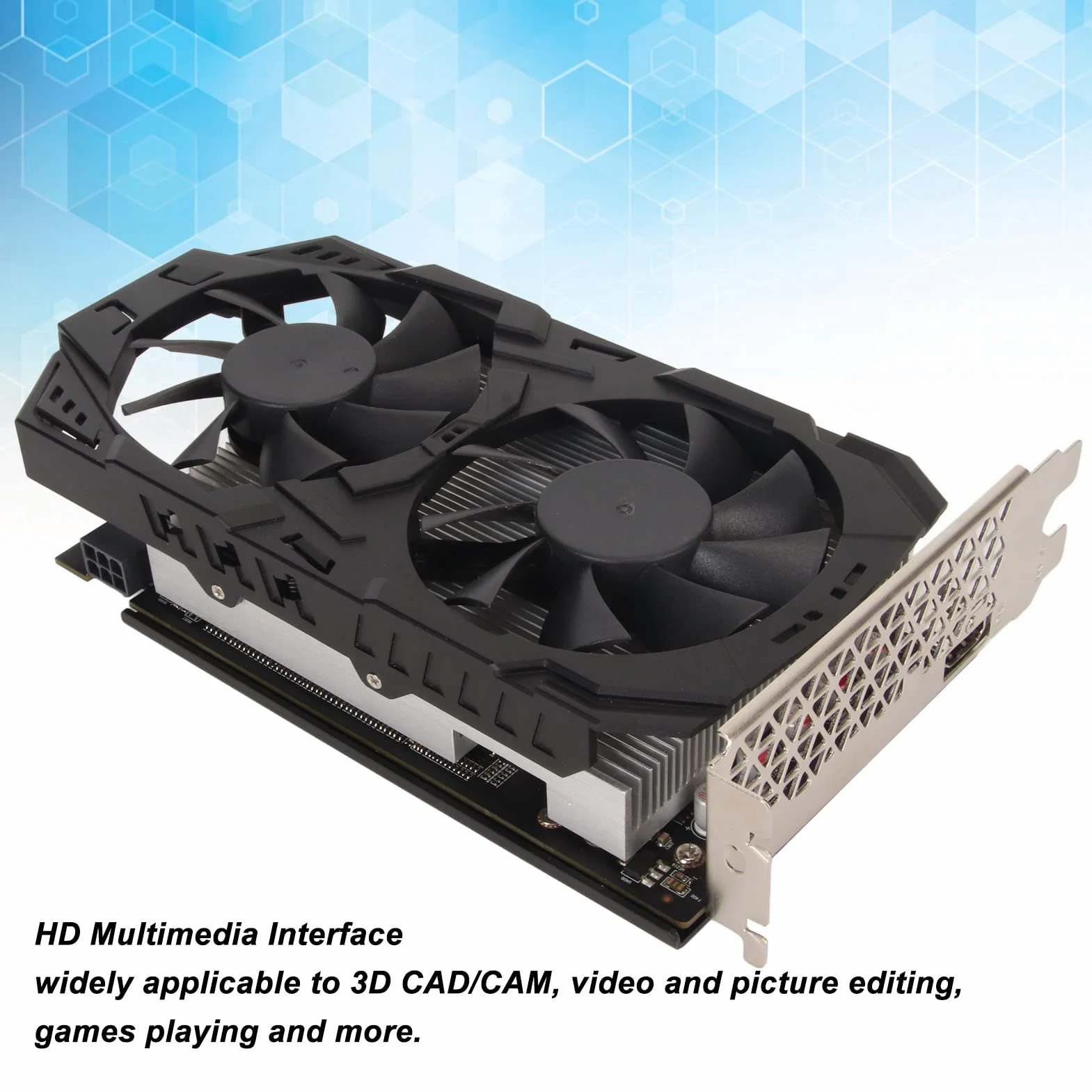 Karta Graficzna Radeon RX 580 8GB GDDR5 256bit 7000MHz Karty Graficzne do Gier HD 4K Karta Graficzna z DVI DP HDML Plug and Play do Gier Komputerowych