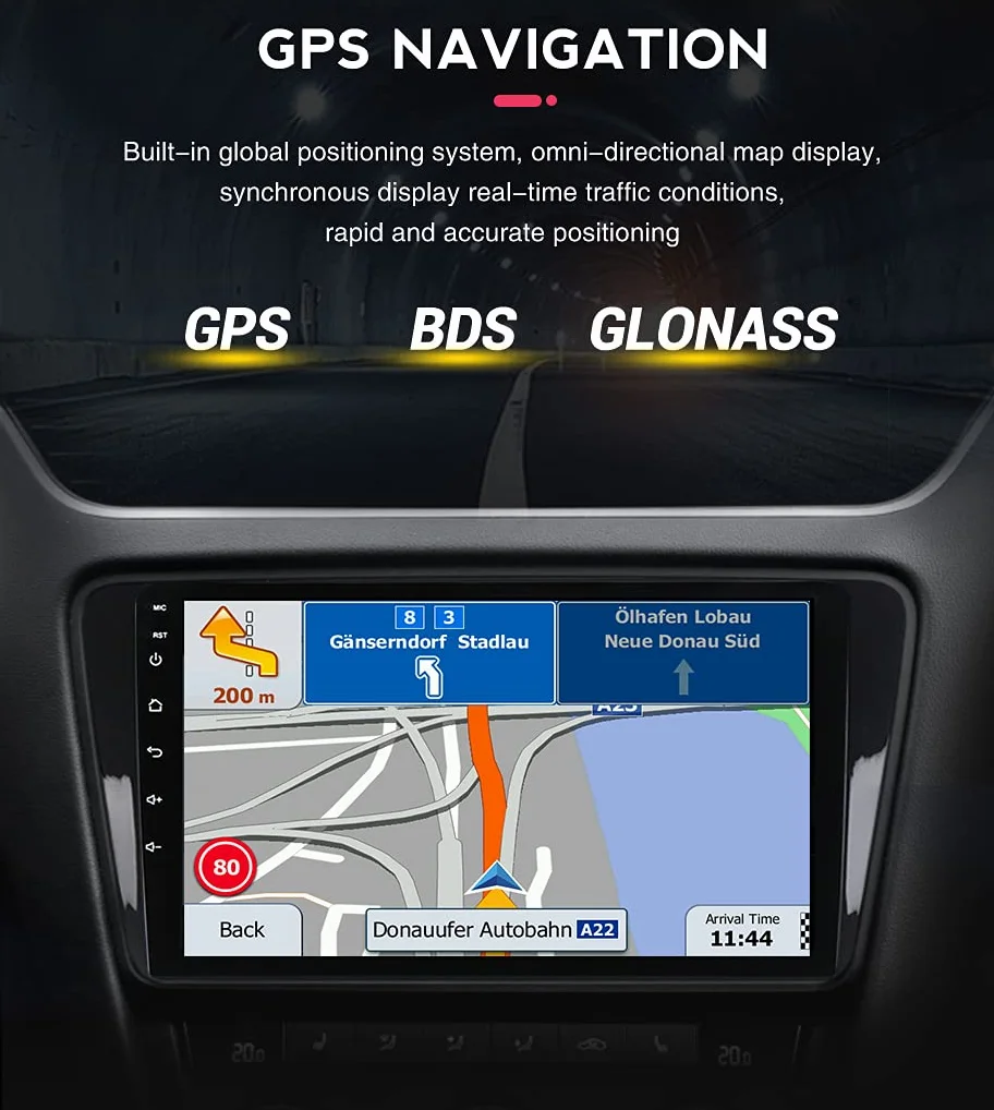 GPS urządzenie nawigacyjne do samochodów osobowych, ciężarowych i osobowych, nawigacja GPS, system nawigacji z mapami Europy, UK 52, bezpłatna aktualizacja map