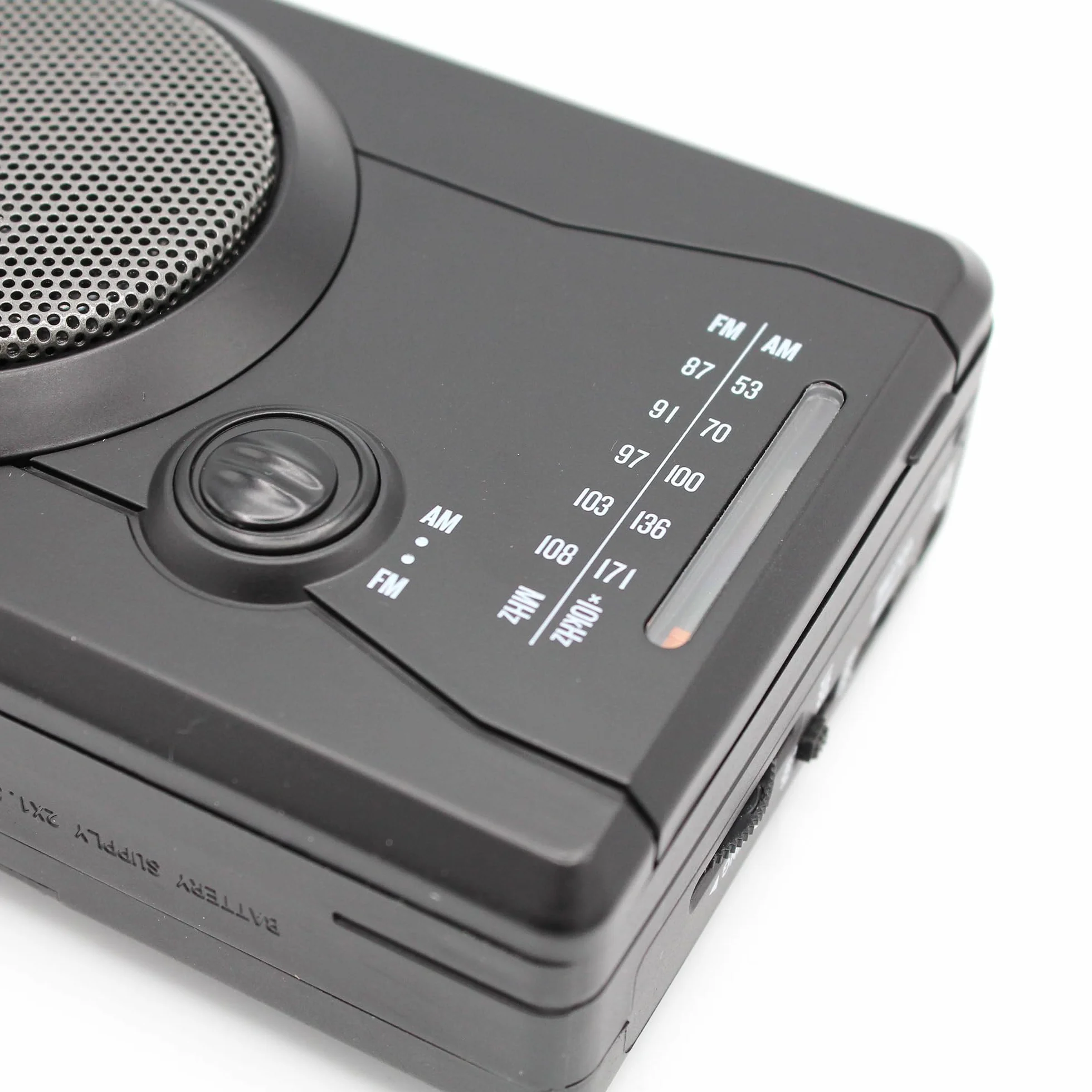 FISHTEC - Radio magnetofonowe Retro z nowoczesnymi funkcjami MP3, port USB, FM/AM, nagrywanie głosu, wbudowany głośnik rozszerzalna antena audio muzyka