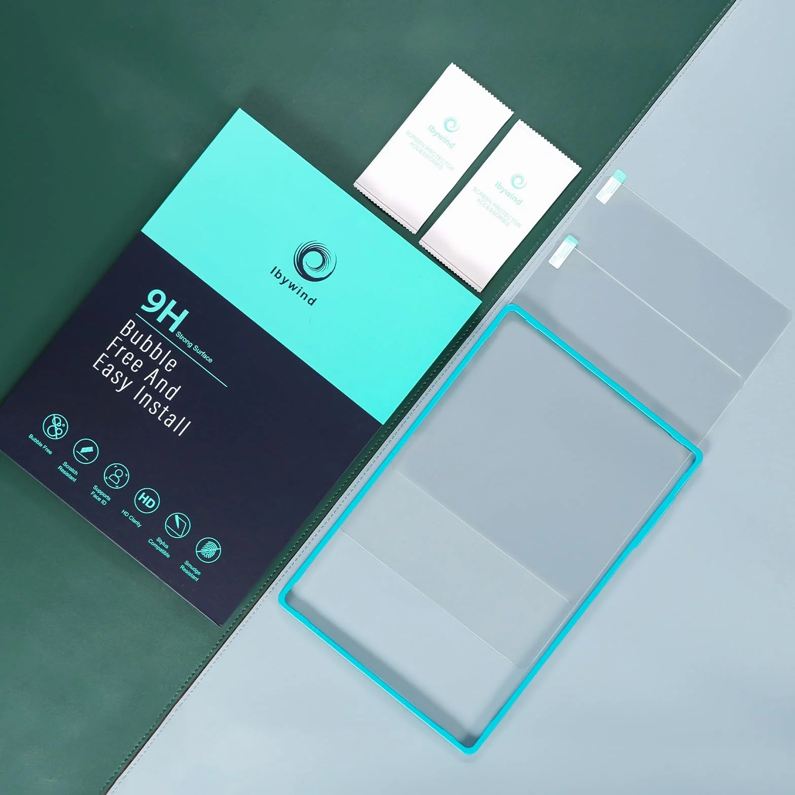 Ibywind Szkło Hartowane do OnePlus Pad Go 2,2 Sztuki Twardością 9H Folia Ochronna z łatwe narzędzie do instalacji,bez pęcherzyków powietrza,odporna na pękanie i zarysowania