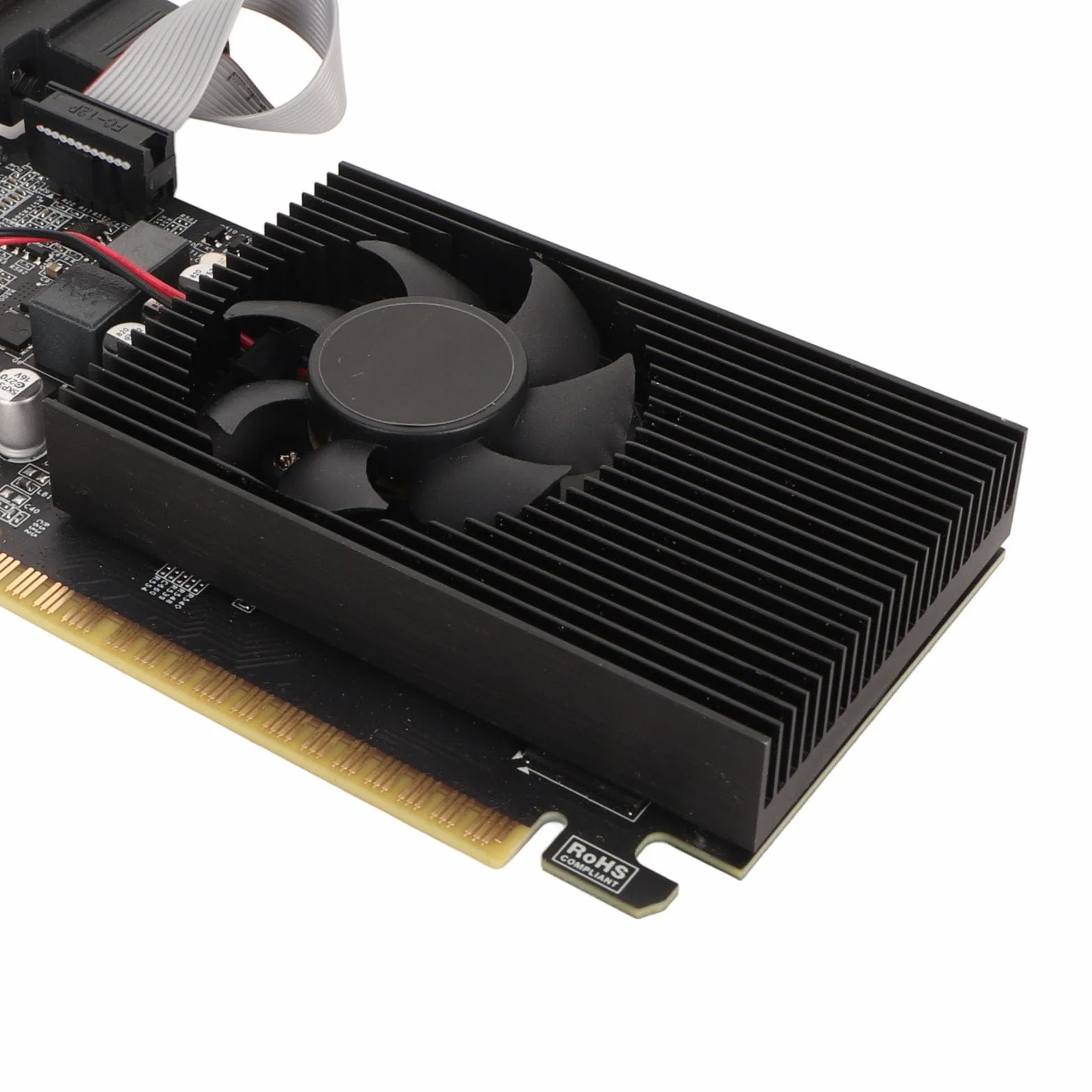 GT 730 4 GB DDR3 128-bitowa Karta Graficzna, Komputer PC, Karta Graficzna do Gier Wideo, GPU, HDMI, DVI, VGA, PCI Express X16 2.0, Wentylator Chłodzący, Superkompaktowy