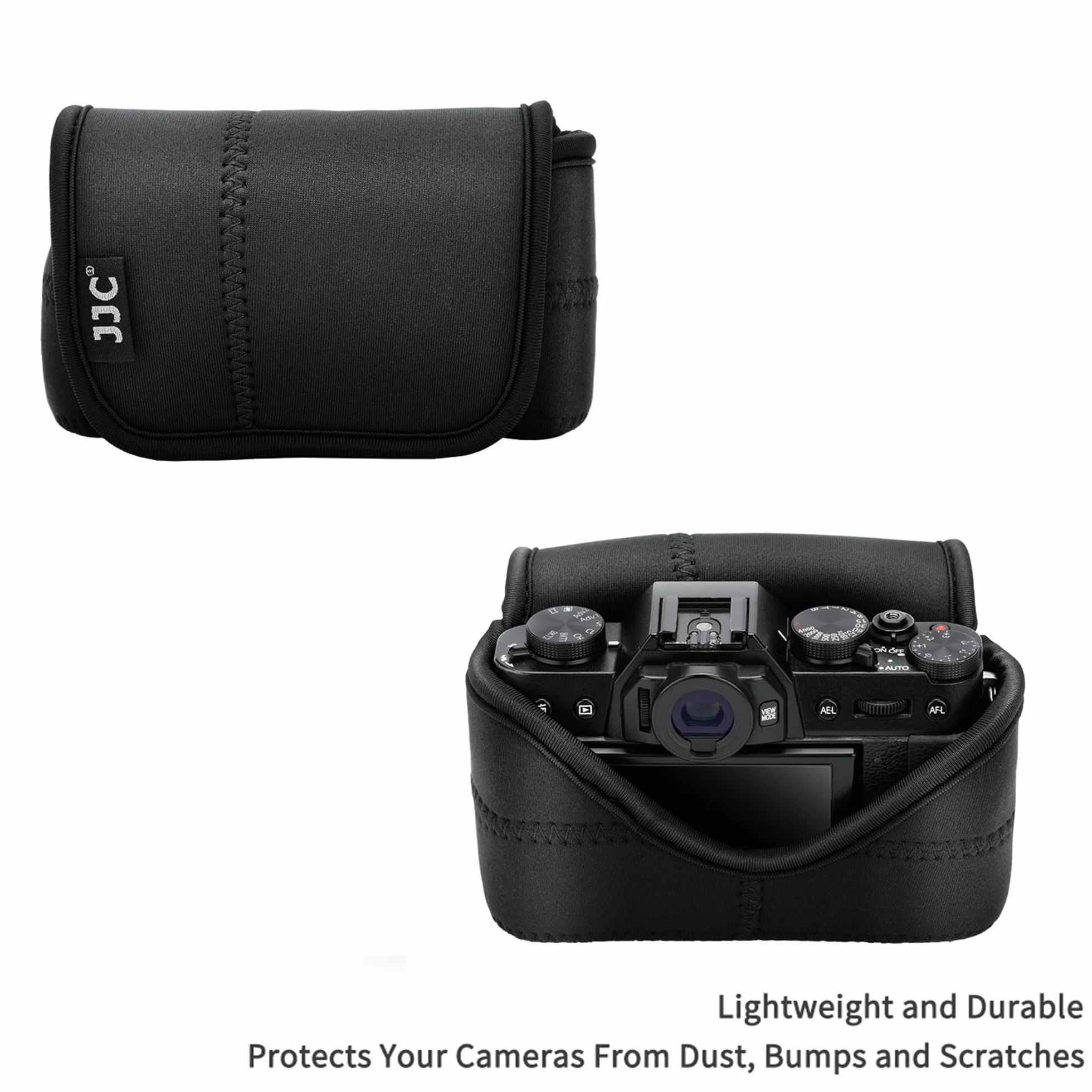 JJC Etui neoprenowe do Fujifilm X100V, X-E4, X-T30, X-T20, X-T10, X-T100, X-A5, Olympus E-M10 Mark II