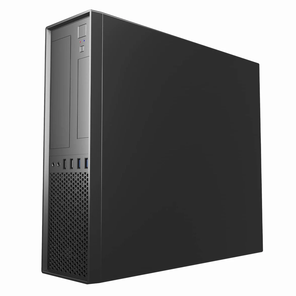 UNYKAch Obudowa komputera Micro ATX UK3001 Black PC Box Łączność: 2 x 2.0 USB Y 2 X 3.0. Obsługa czcionek formatu TFX.