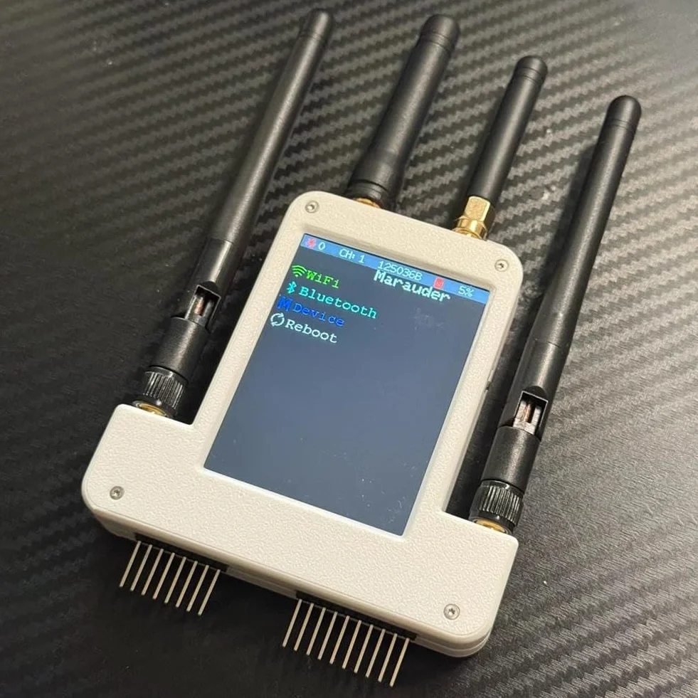 Do modułu Flipper Zero z ekranem 2,8 cala WiFi + moduł GPS 433 M+moduł All-in-One ESP32-S3 WiFi Dev Board obsługuje maruderów i małego delfina