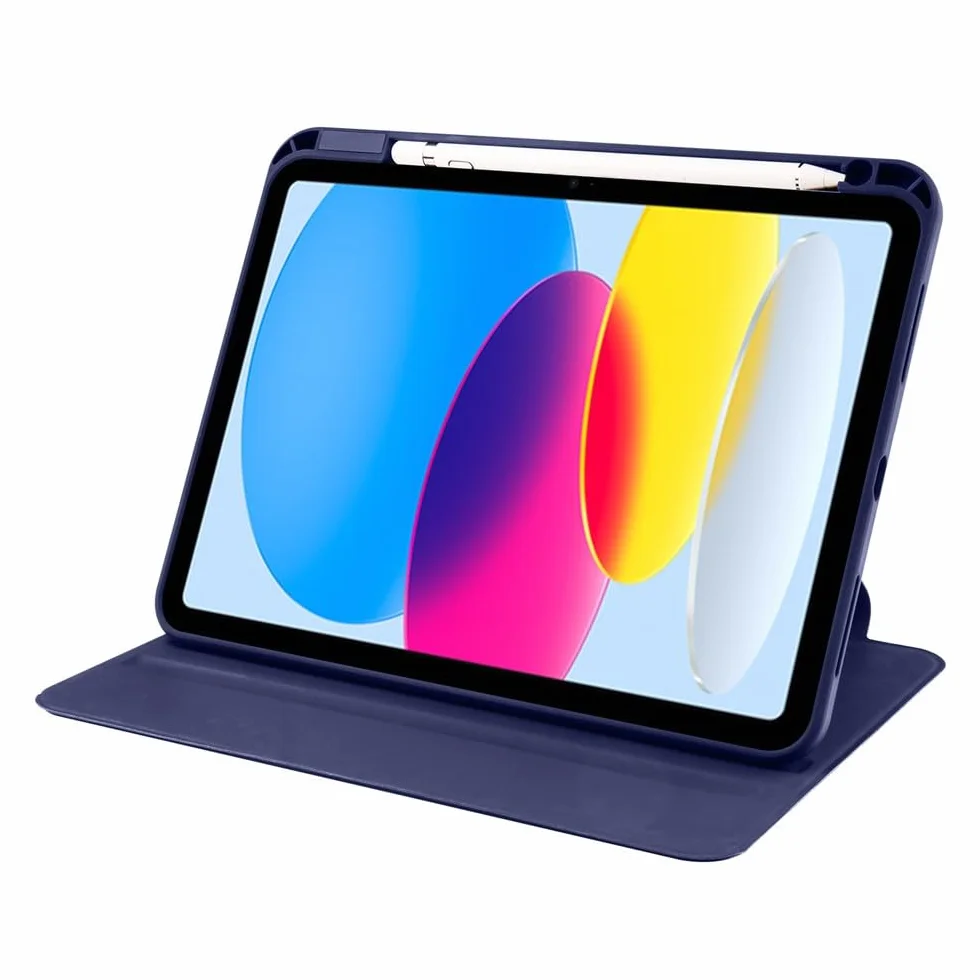 Generic etui kompatybilne z Xiaomi Redmi Pad 2 (kolor: różowy) inteligentne etui obrotowy stojak skórzany silikonowy twardy pokrowiec