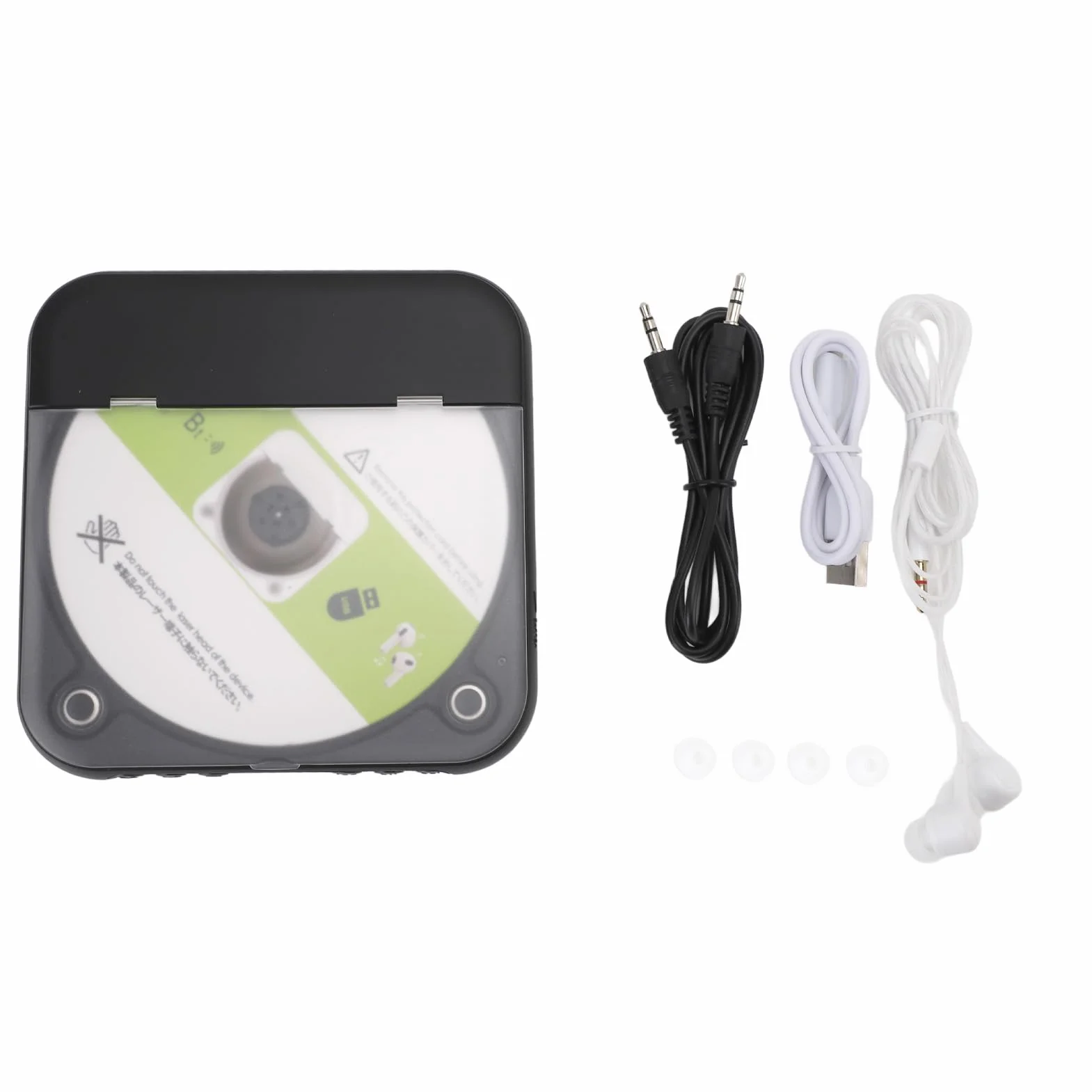 Sxhlseller Przenośny Odtwarzacz CD, Bluetooth 5.3 Desktop CD Player z Słuchawkami, Retro Boombox w Stylu Podwójnym Głośniki Muzyczne Odtwarzacze Muzyki obsługują Wkład USB do ćwiczeń