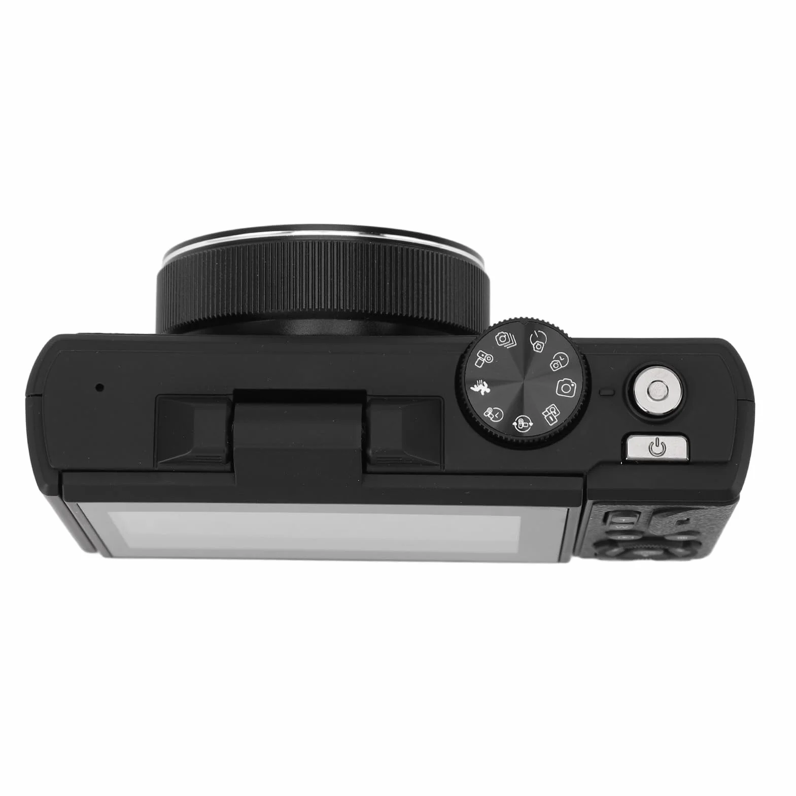 5K Aparat Cyfrowy, 75 MP HD 18x Autofocus Digitalzoom Aparat Fotograficzny Mini Kompaktowy Aparat z 3-calowym Wyświetlaczem dla Dzieci Nastoletnich dla Dorosłych Początkujących (BLACK)